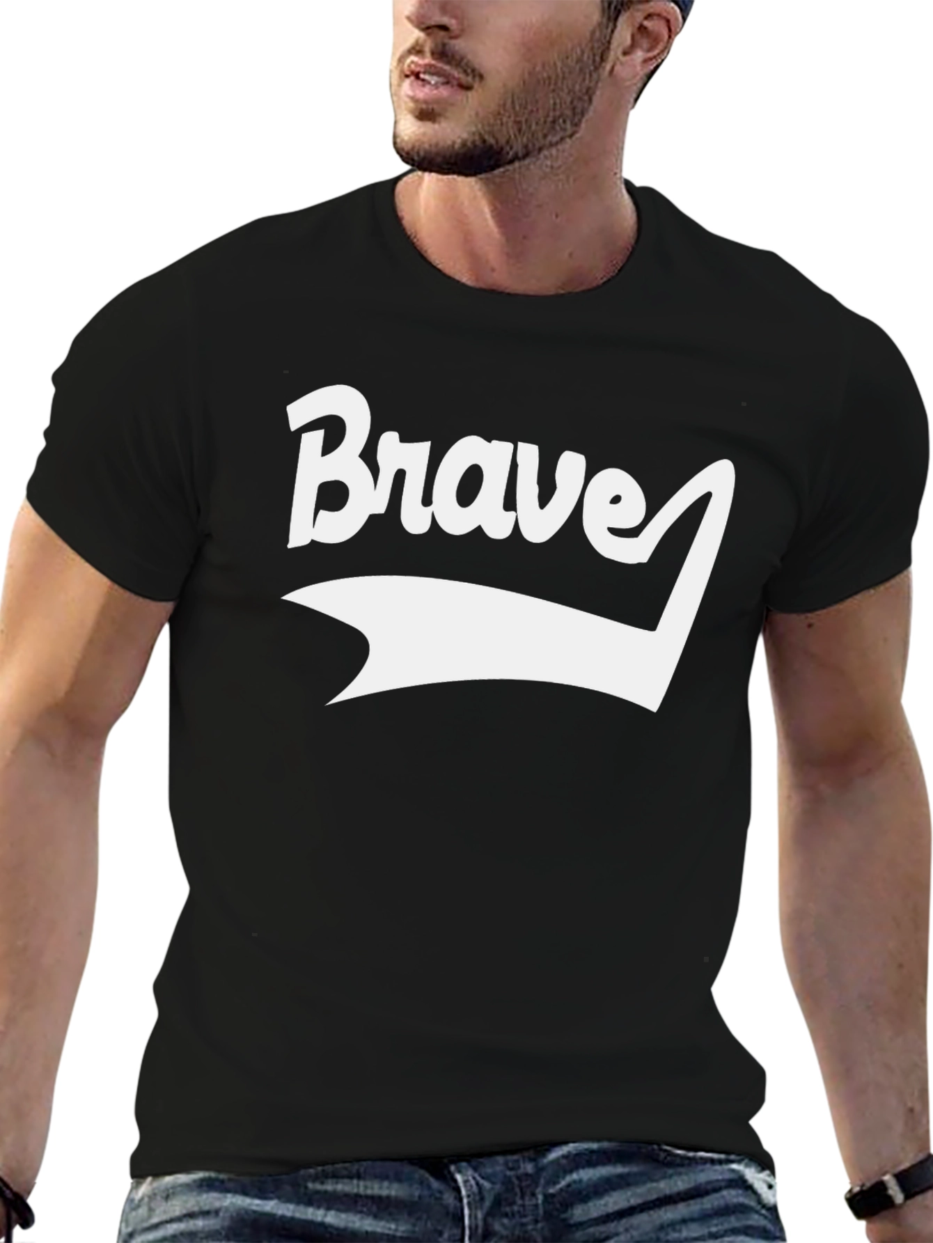 Brave Graphic Tee - Classic Black T-Shirt