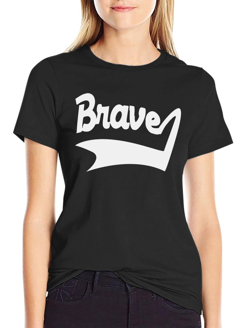 Brave Graphic Tee - Classic Black T-Shirt