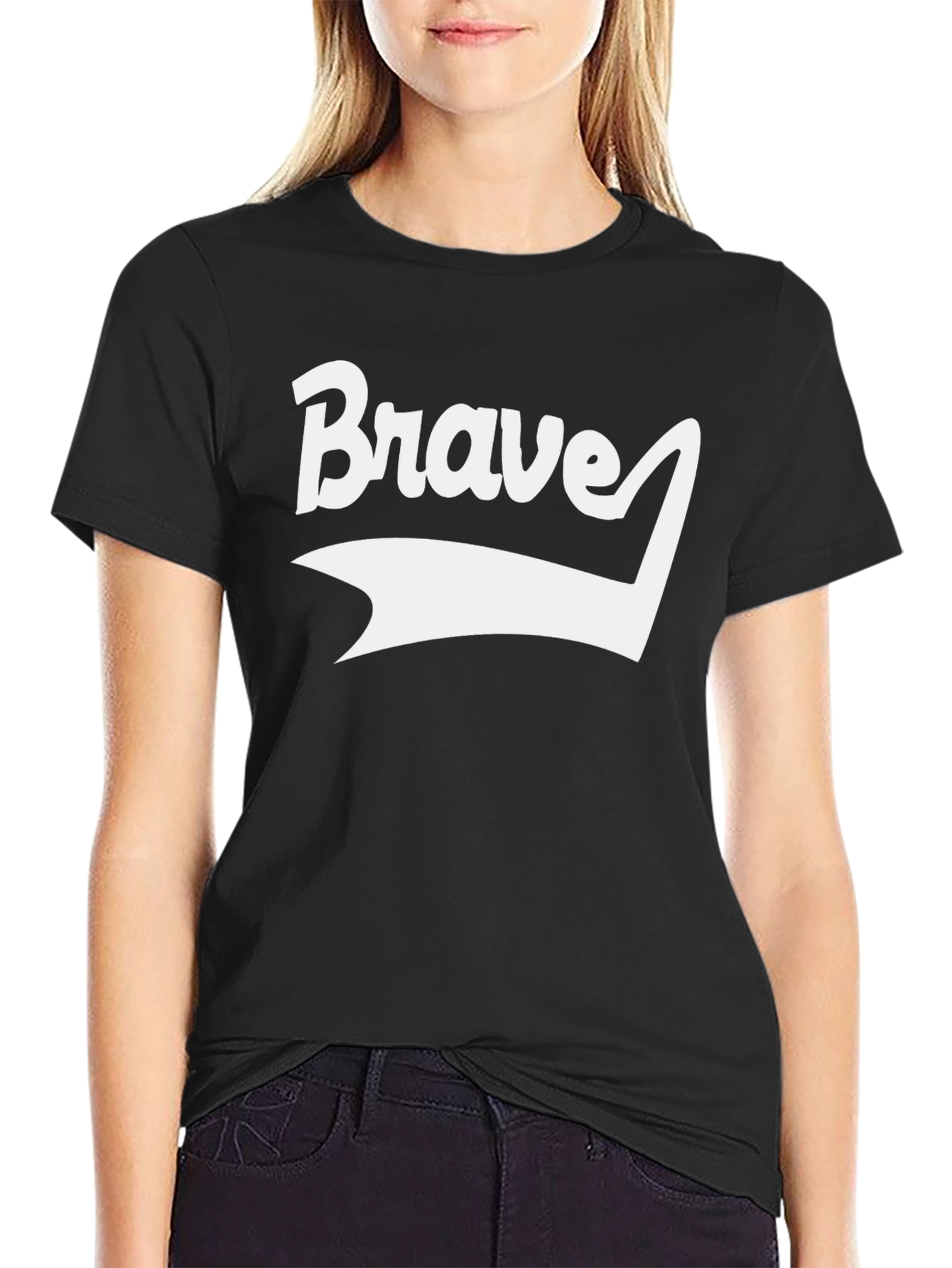 Brave Graphic Tee - Classic Black T-Shirt