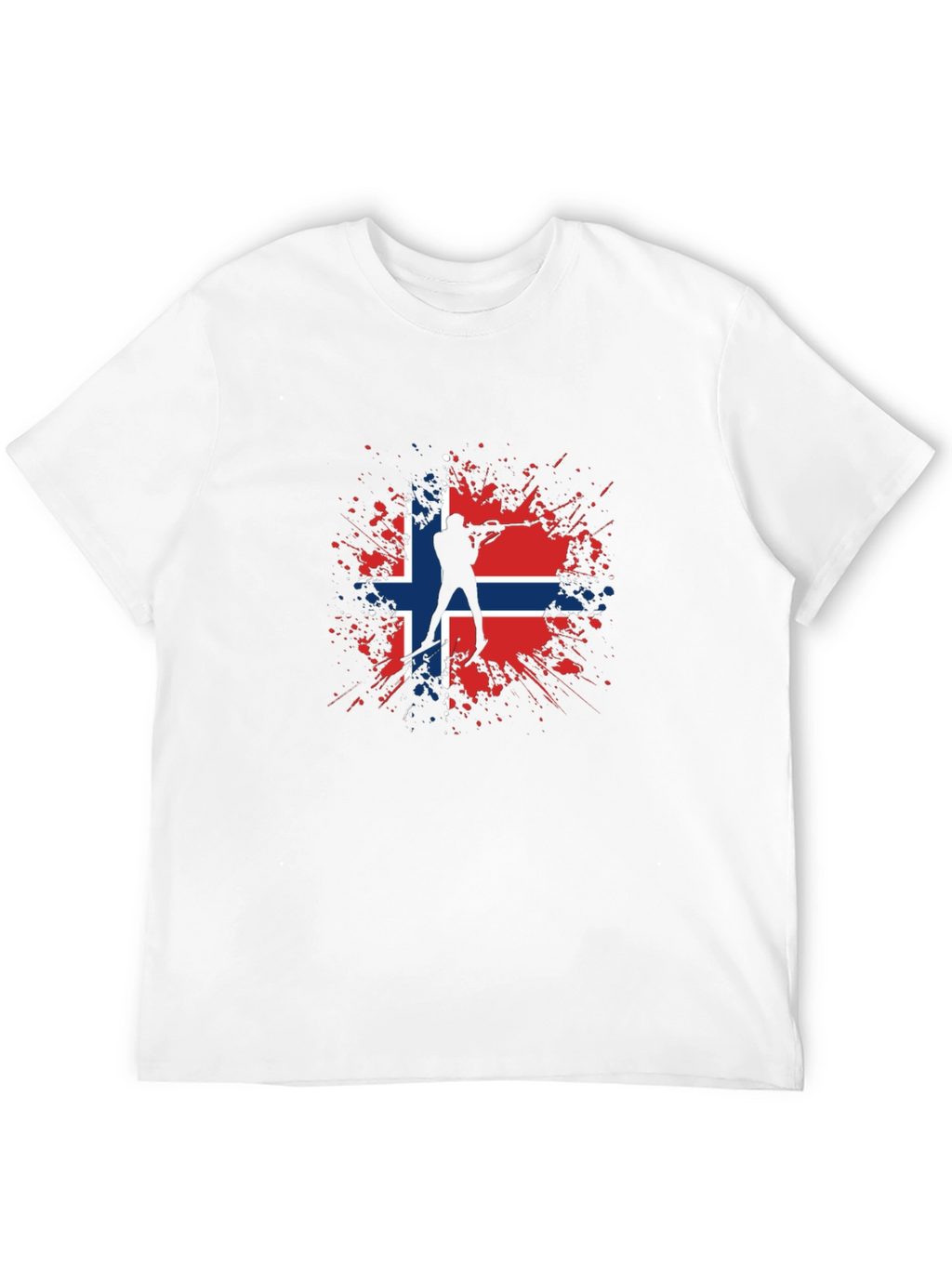 Norway Biathlon T-Shirt - Nordic Skiing Tee