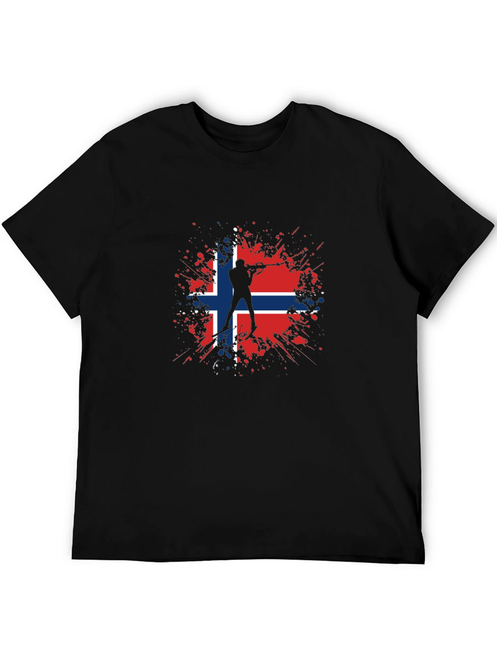 Norway Biathlon T-Shirt - Nordic Skiing Tee