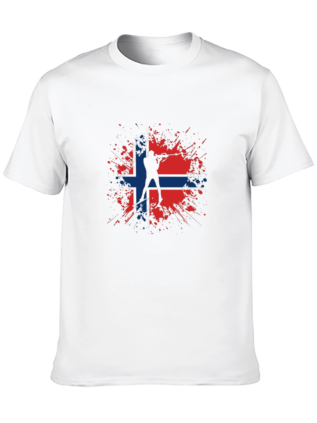 Norway Biathlon T-Shirt - Nordic Skiing Tee