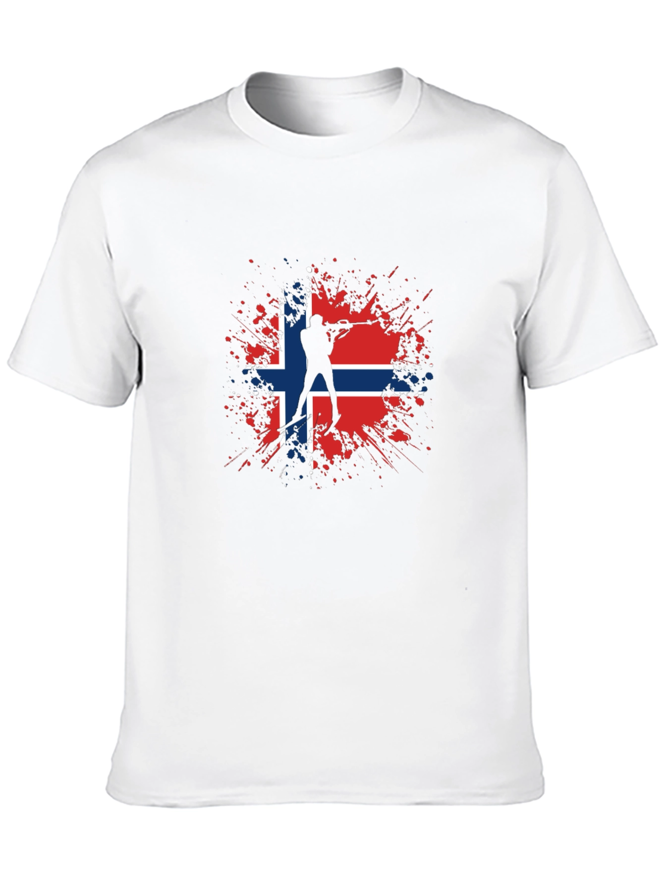 Norway Biathlon T-Shirt - Nordic Skiing Tee
