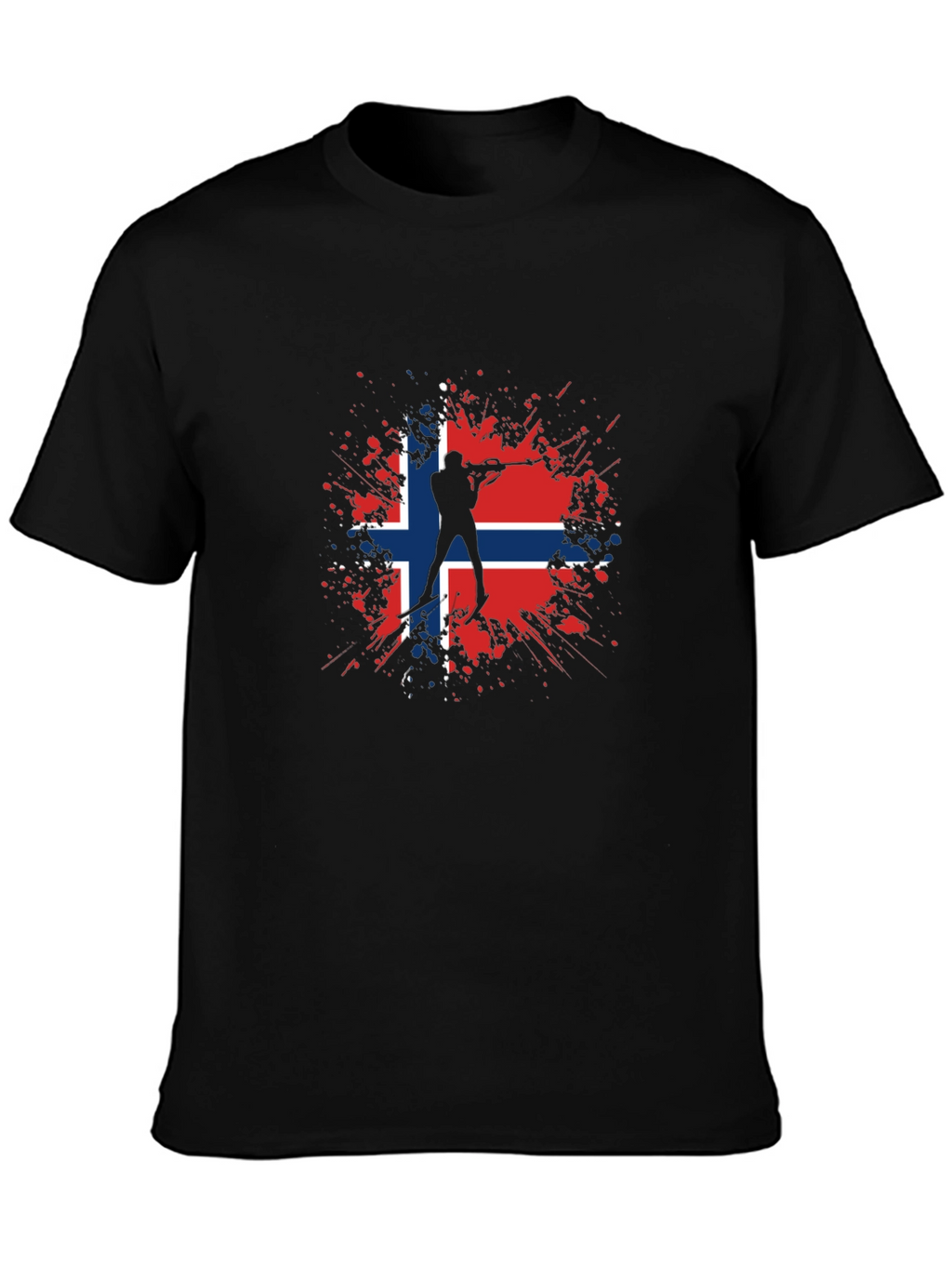 Norway Biathlon T-Shirt - Nordic Skiing Tee