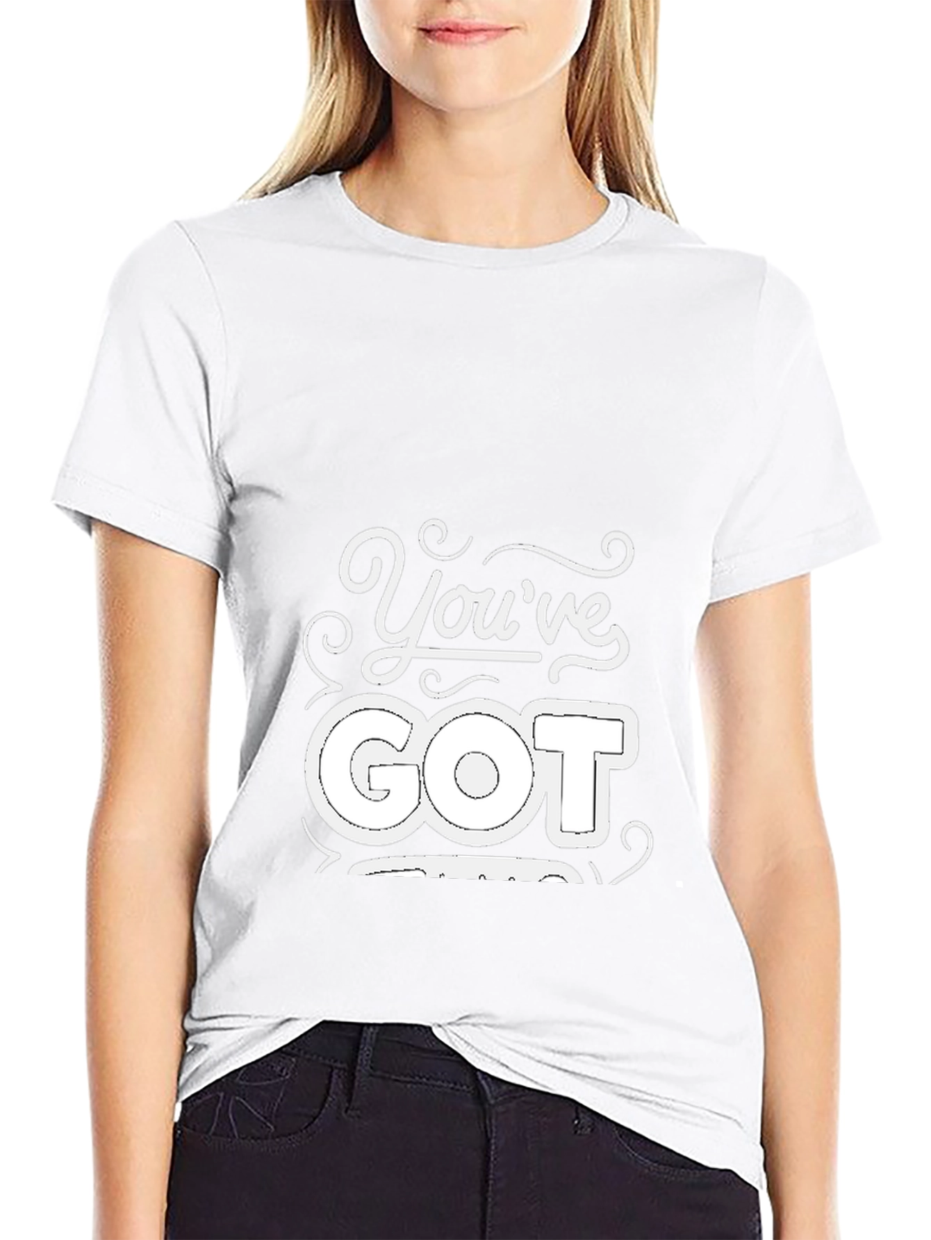 Youve Got This! Black Graphic Tee