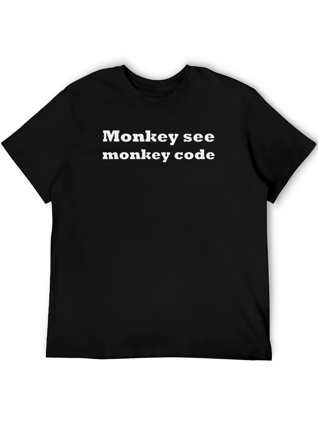 Monkey See Monkey Code Graphic T-Shirt