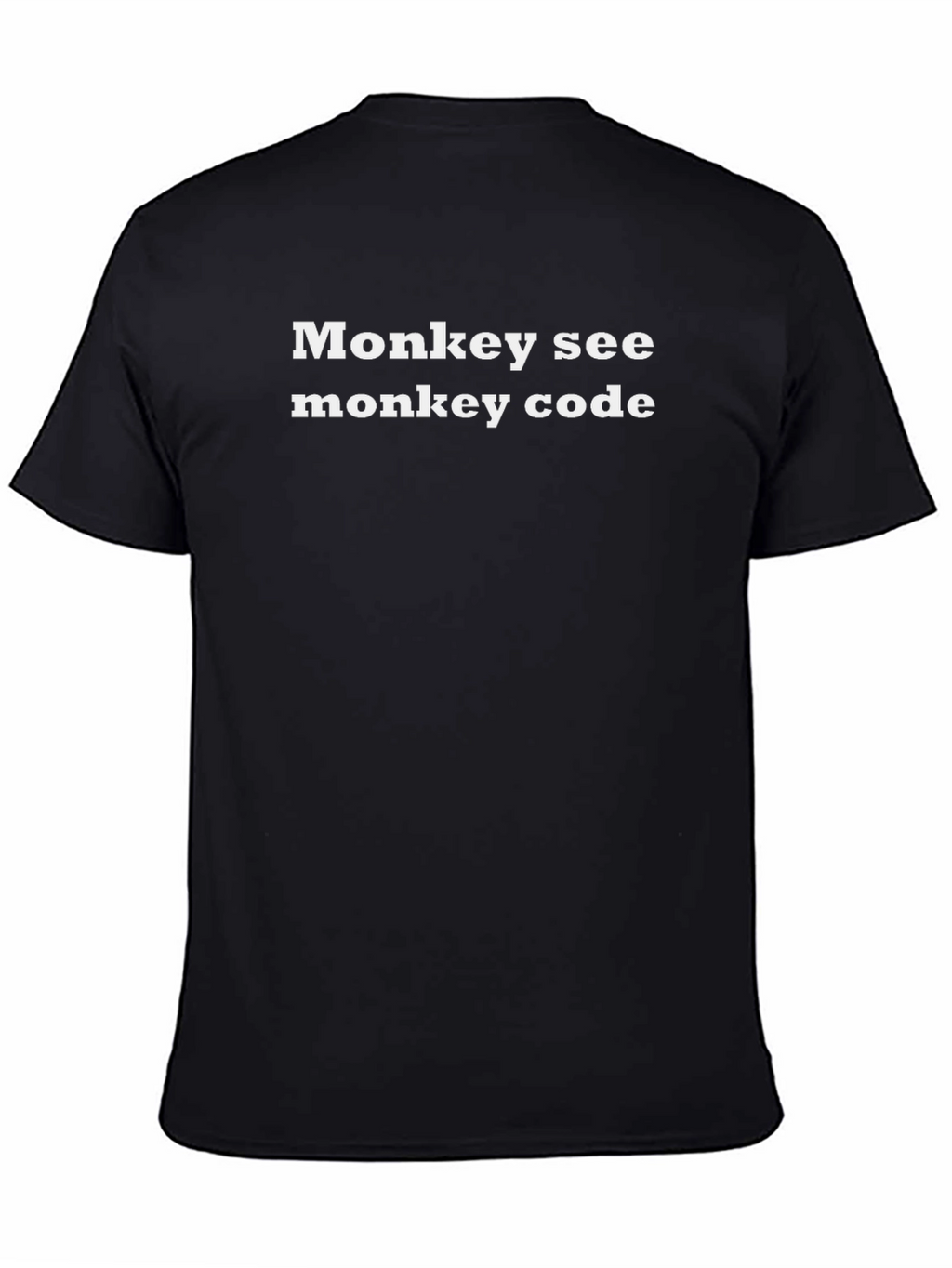 Monkey See Monkey Code Graphic T-Shirt