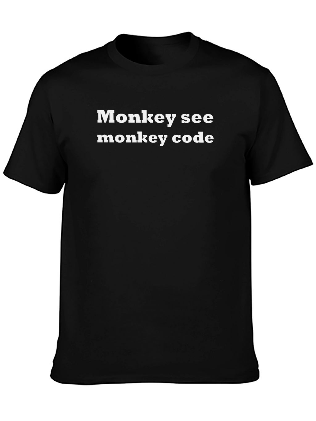 Monkey See Monkey Code Graphic T-Shirt