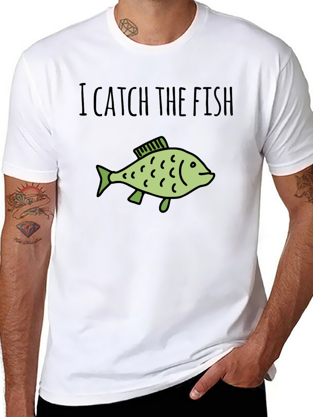 I Catch The Fish Graphic T-Shirt