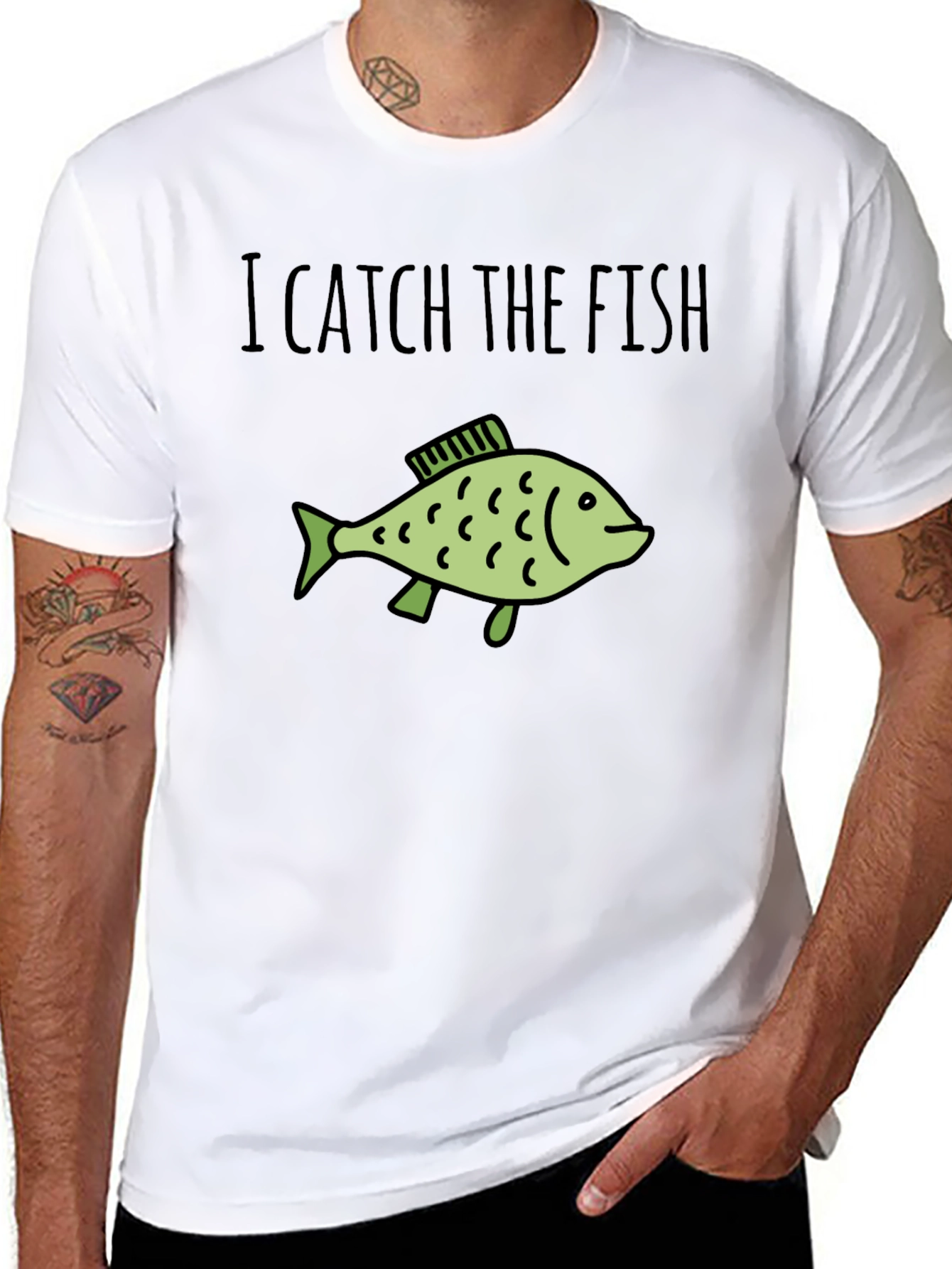 I Catch The Fish Graphic T-Shirt