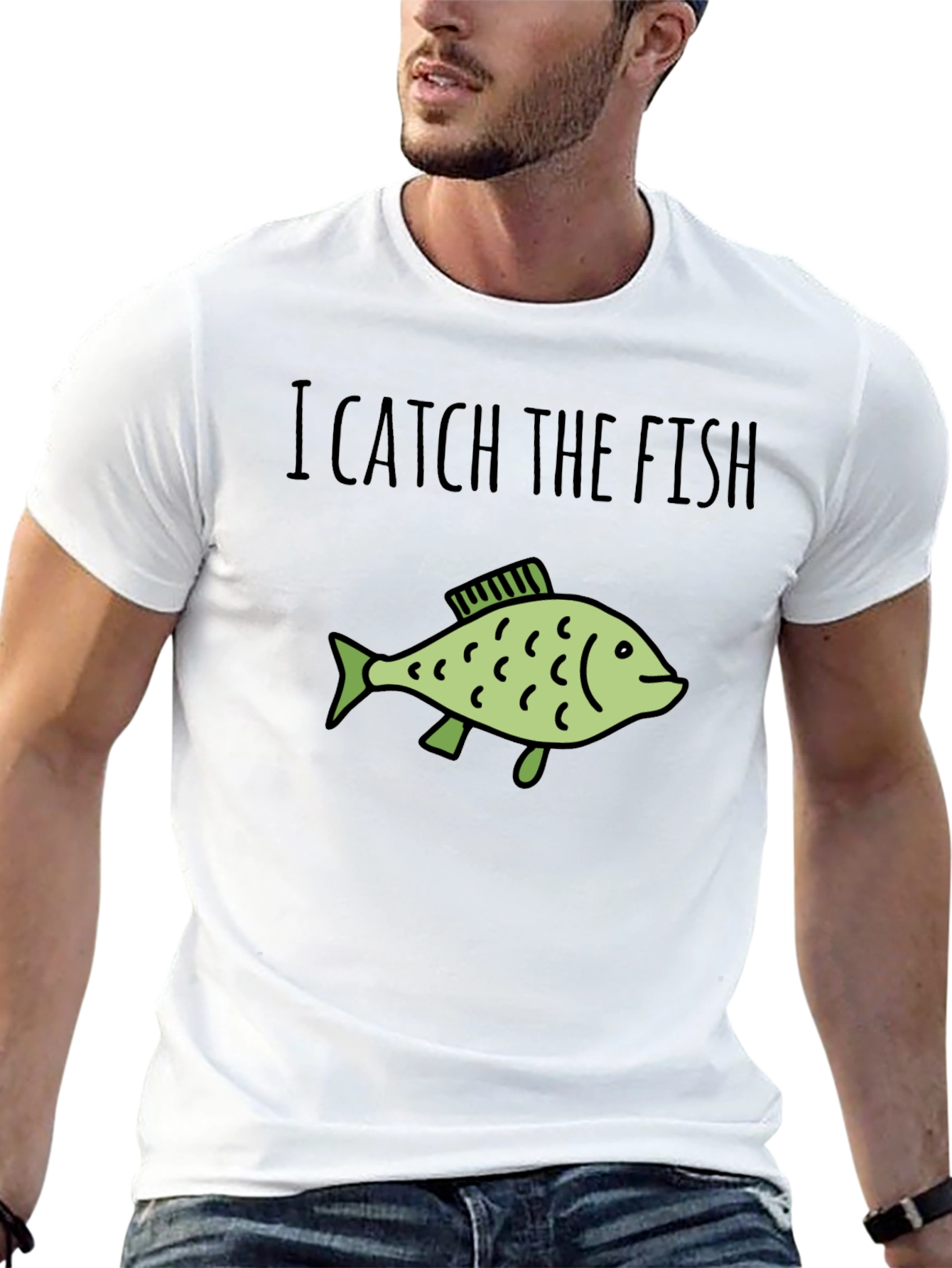 I Catch The Fish Graphic T-Shirt