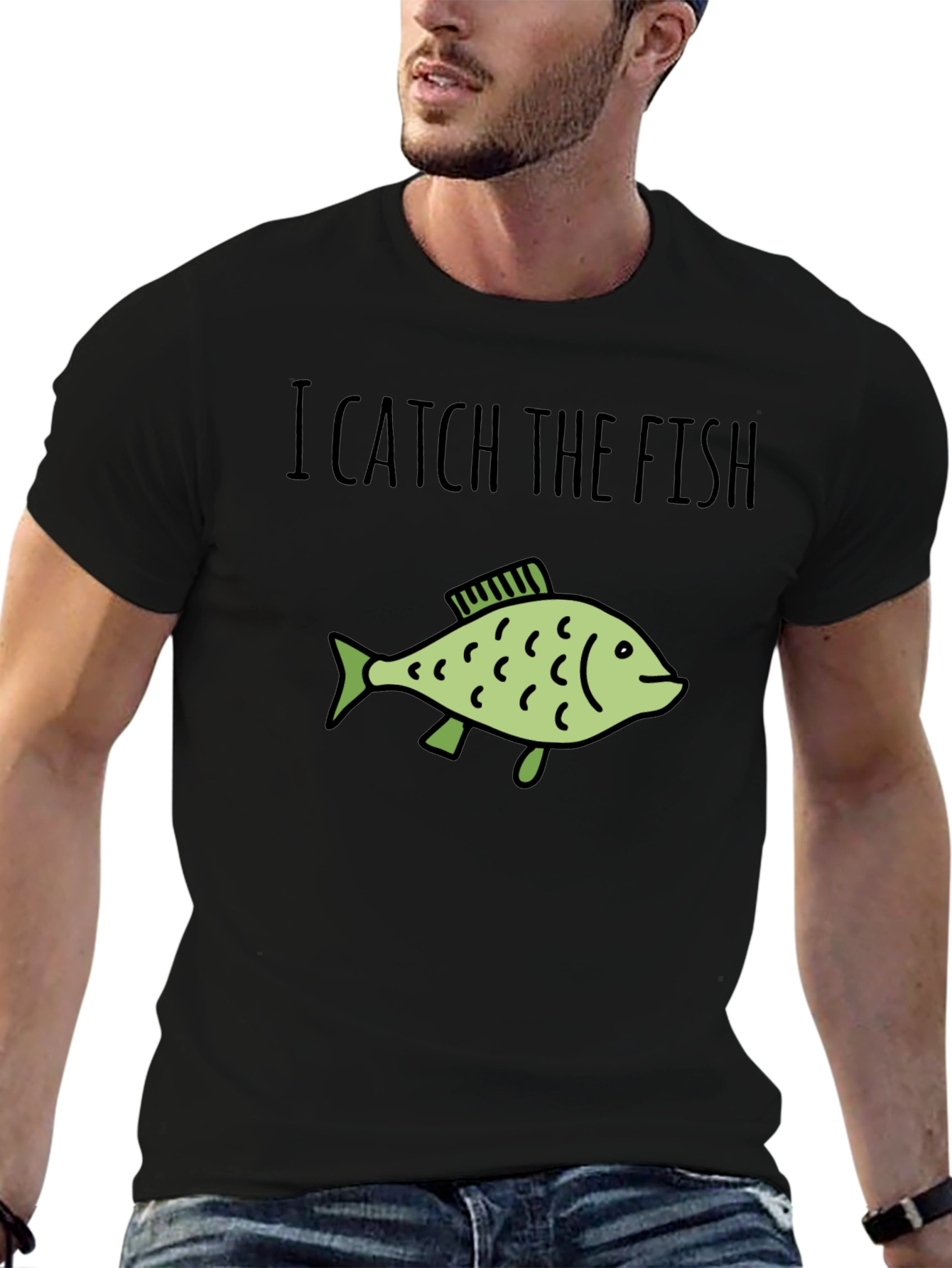 I Catch The Fish Graphic T-Shirt