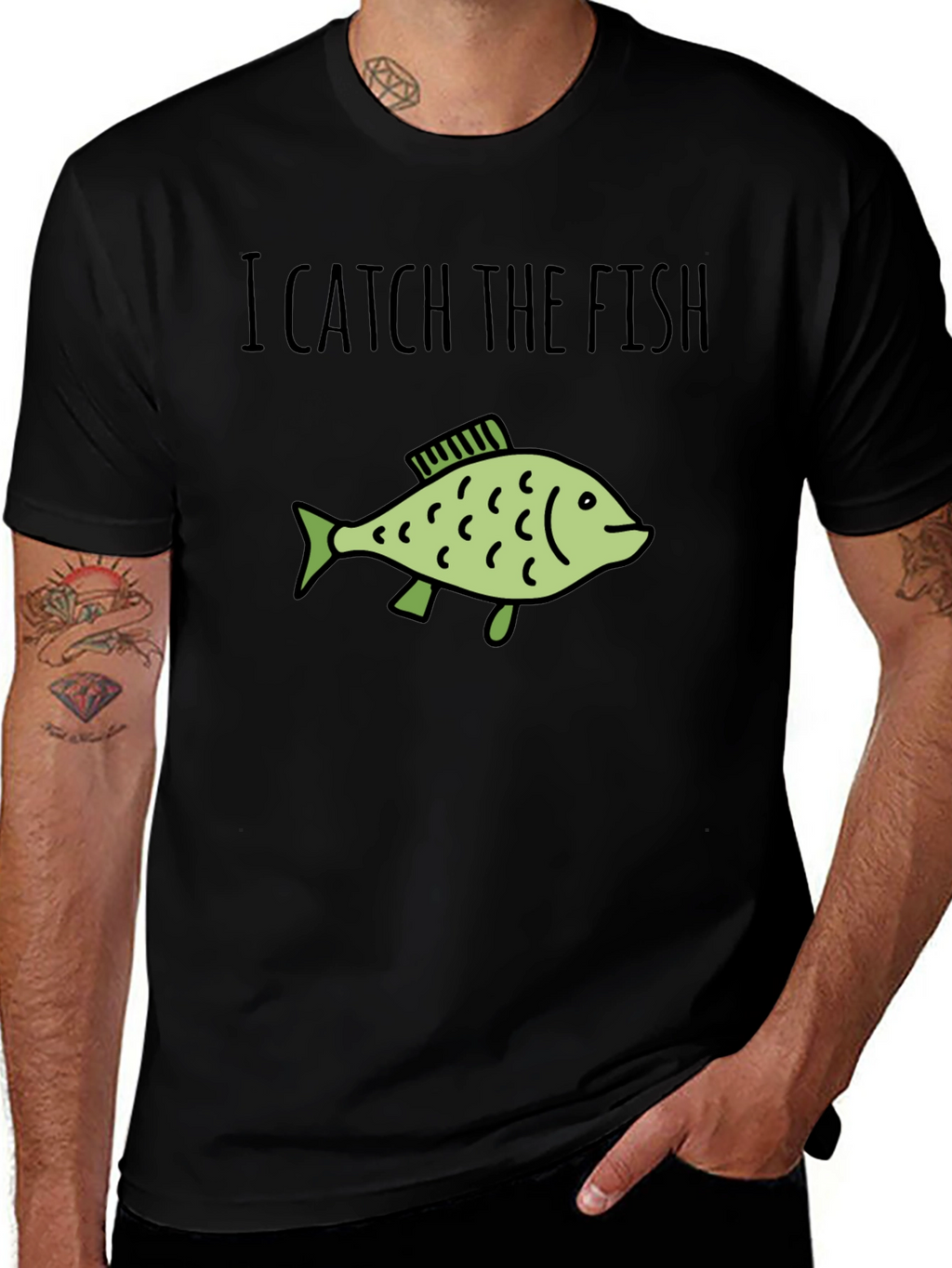 I Catch The Fish Graphic T-Shirt