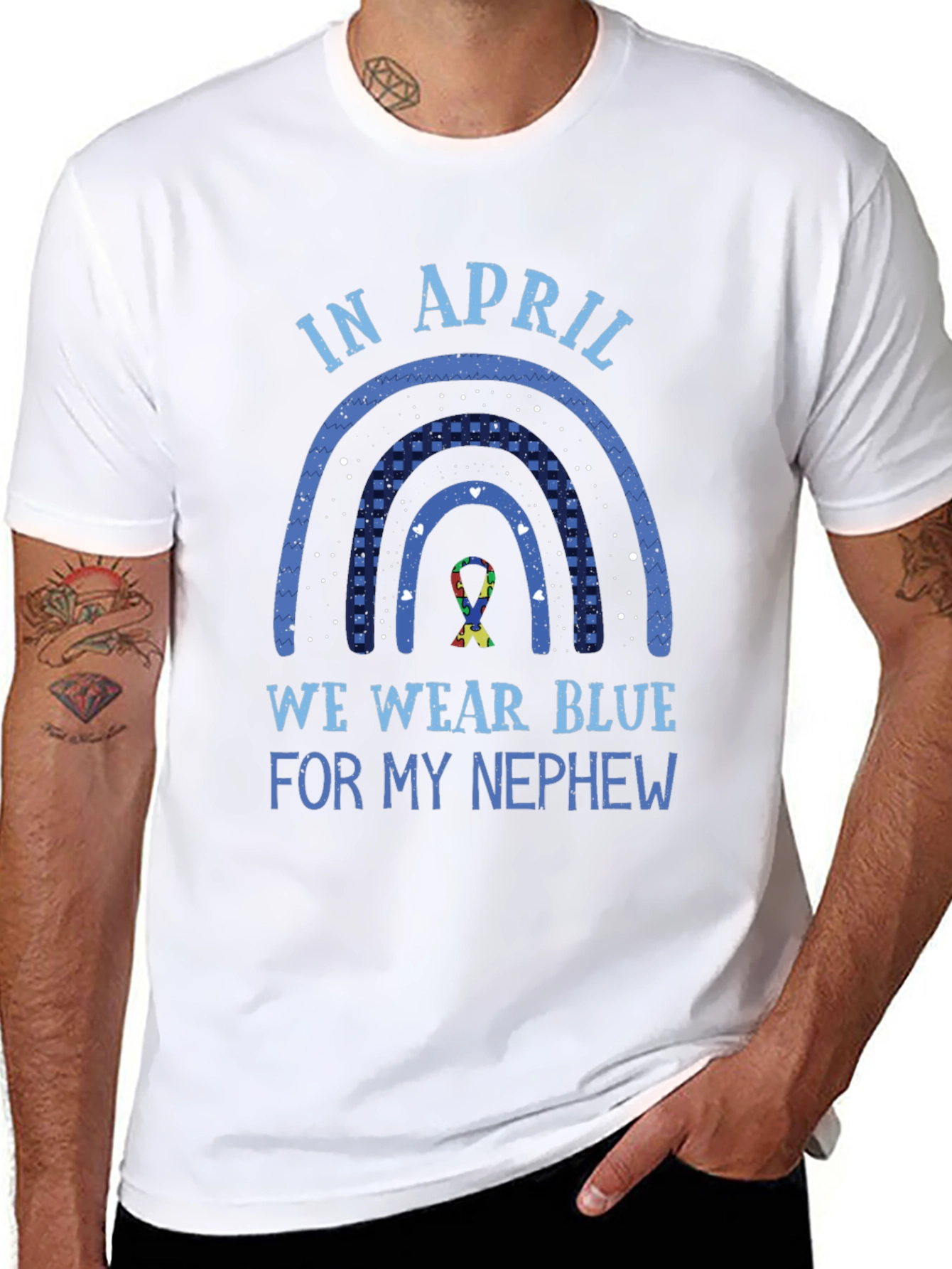 Autism Awareness For My Nephew T-Shirt