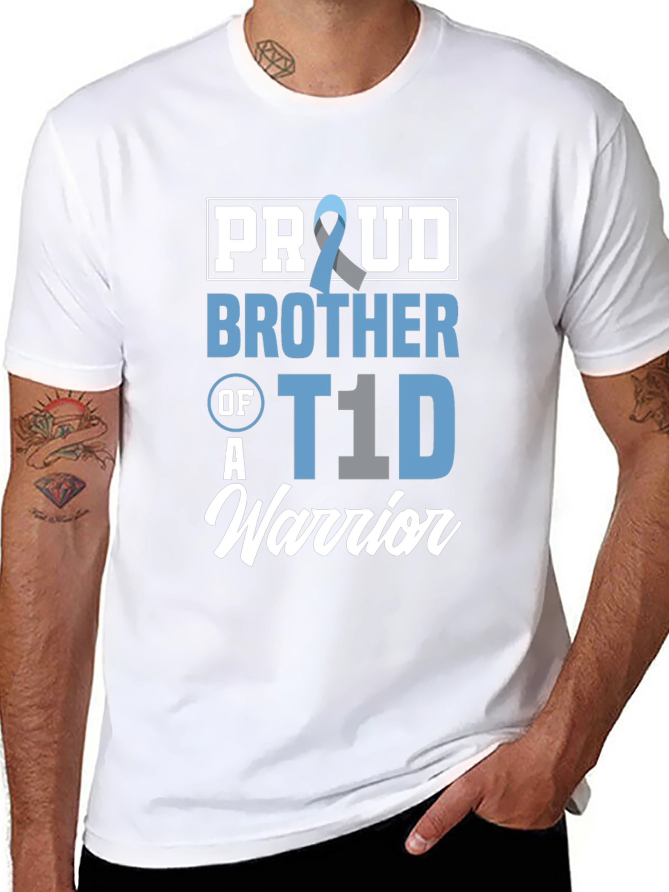 Proud Brother of a T1D Warrior T-Shirt
