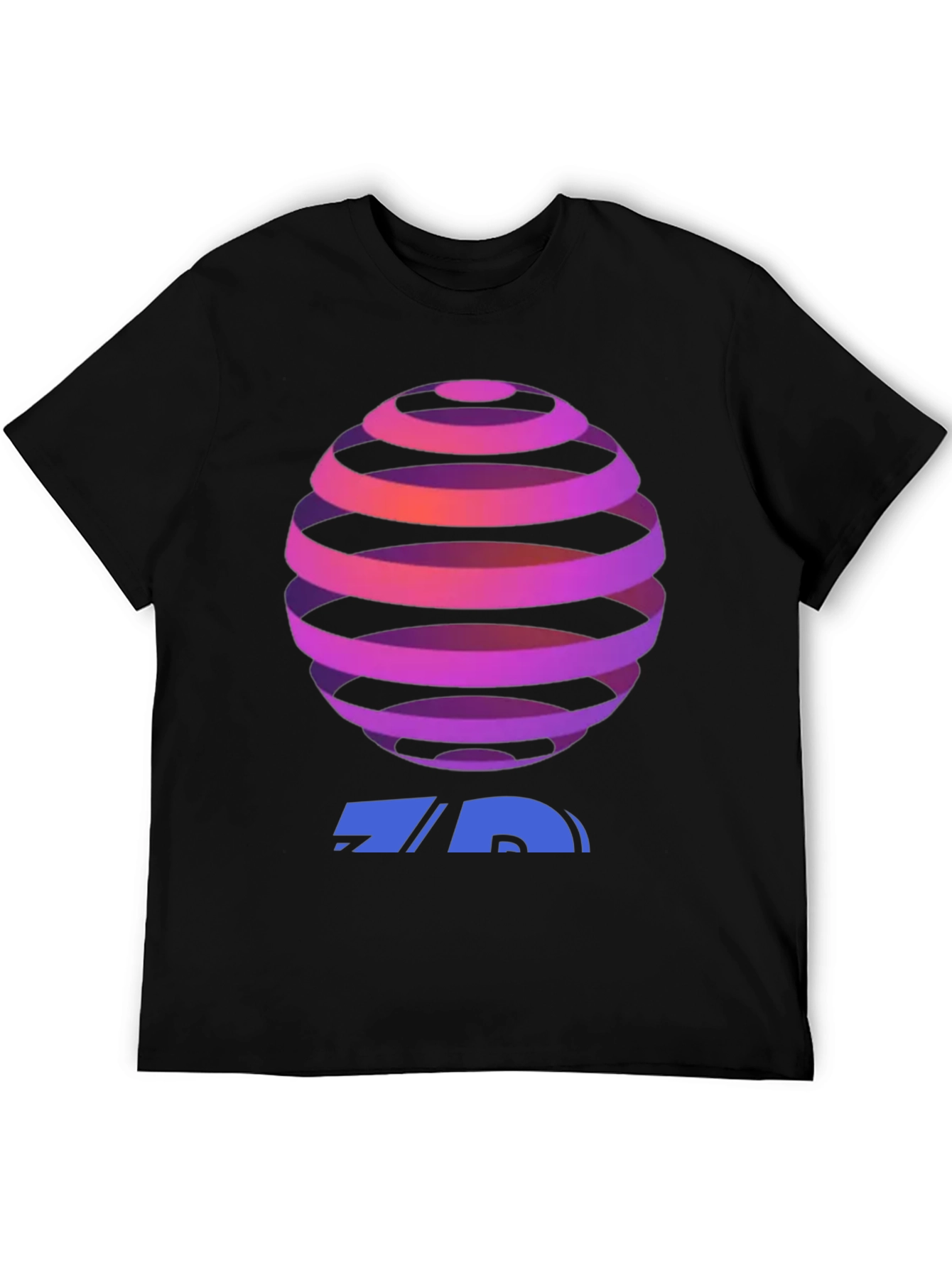 Geometric Sphere Graphic T-Shirt