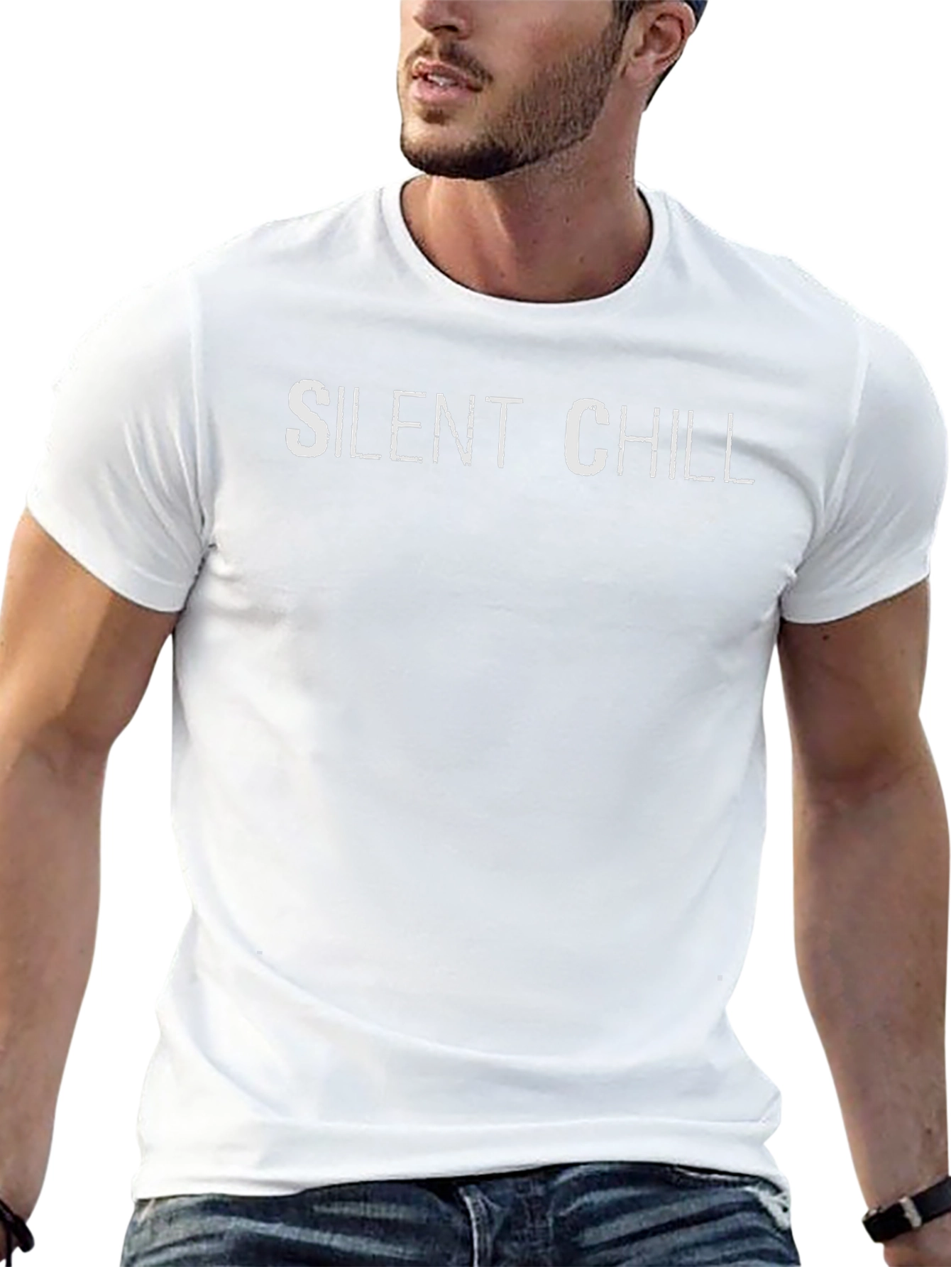 Silent Chill Graphic Tee - Cool & Casual Style