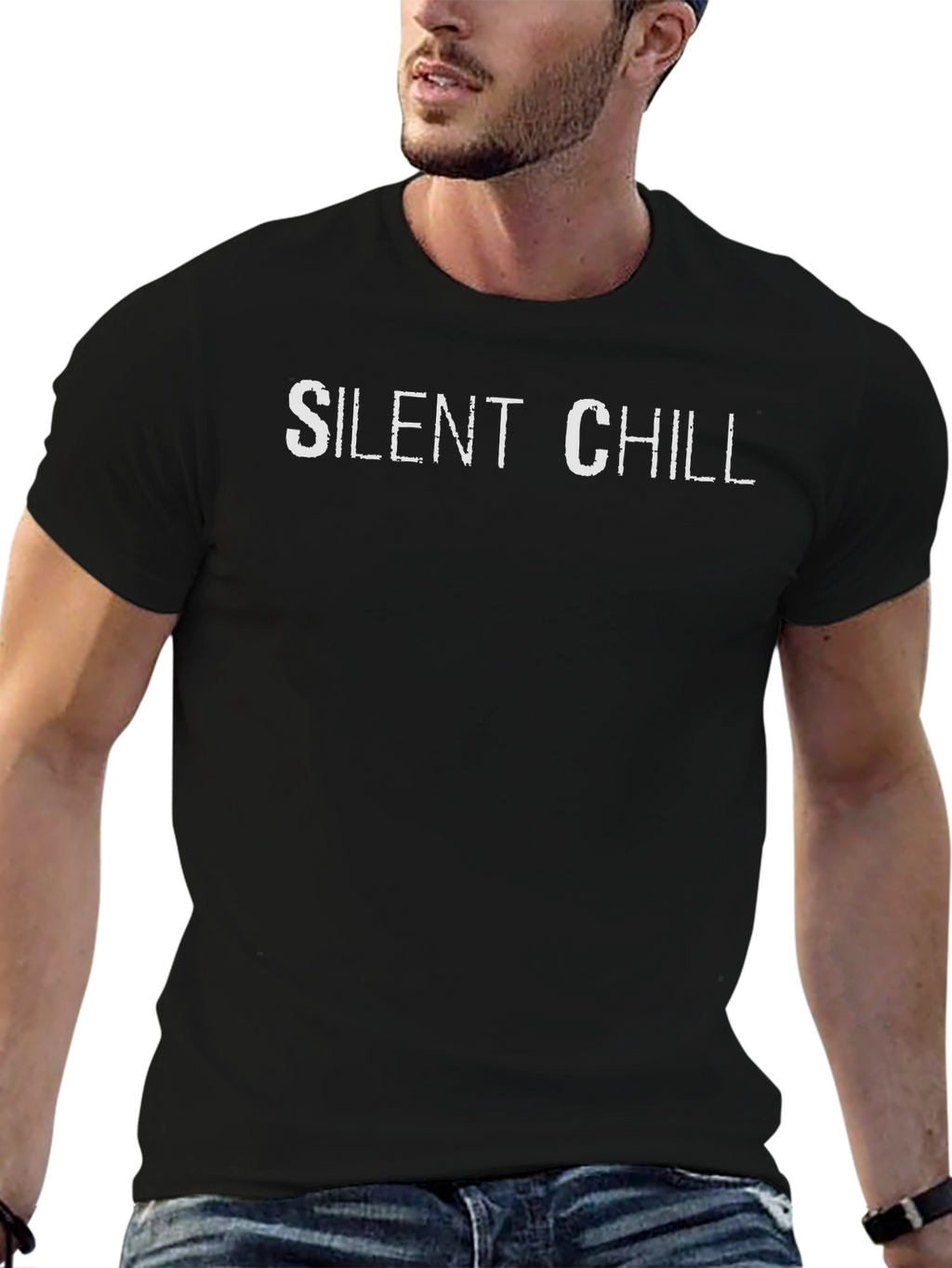 Silent Chill Graphic Tee - Cool & Casual Style