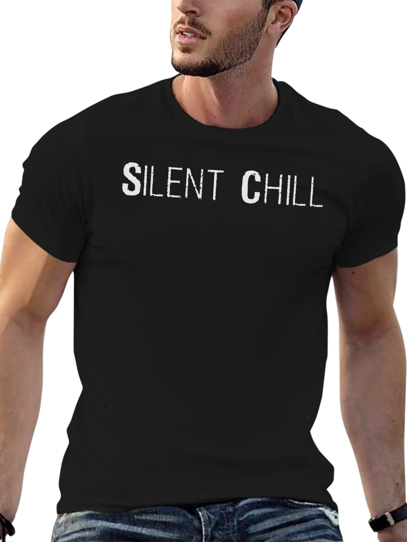 Silent Chill Graphic Tee - Cool & Casual Style
