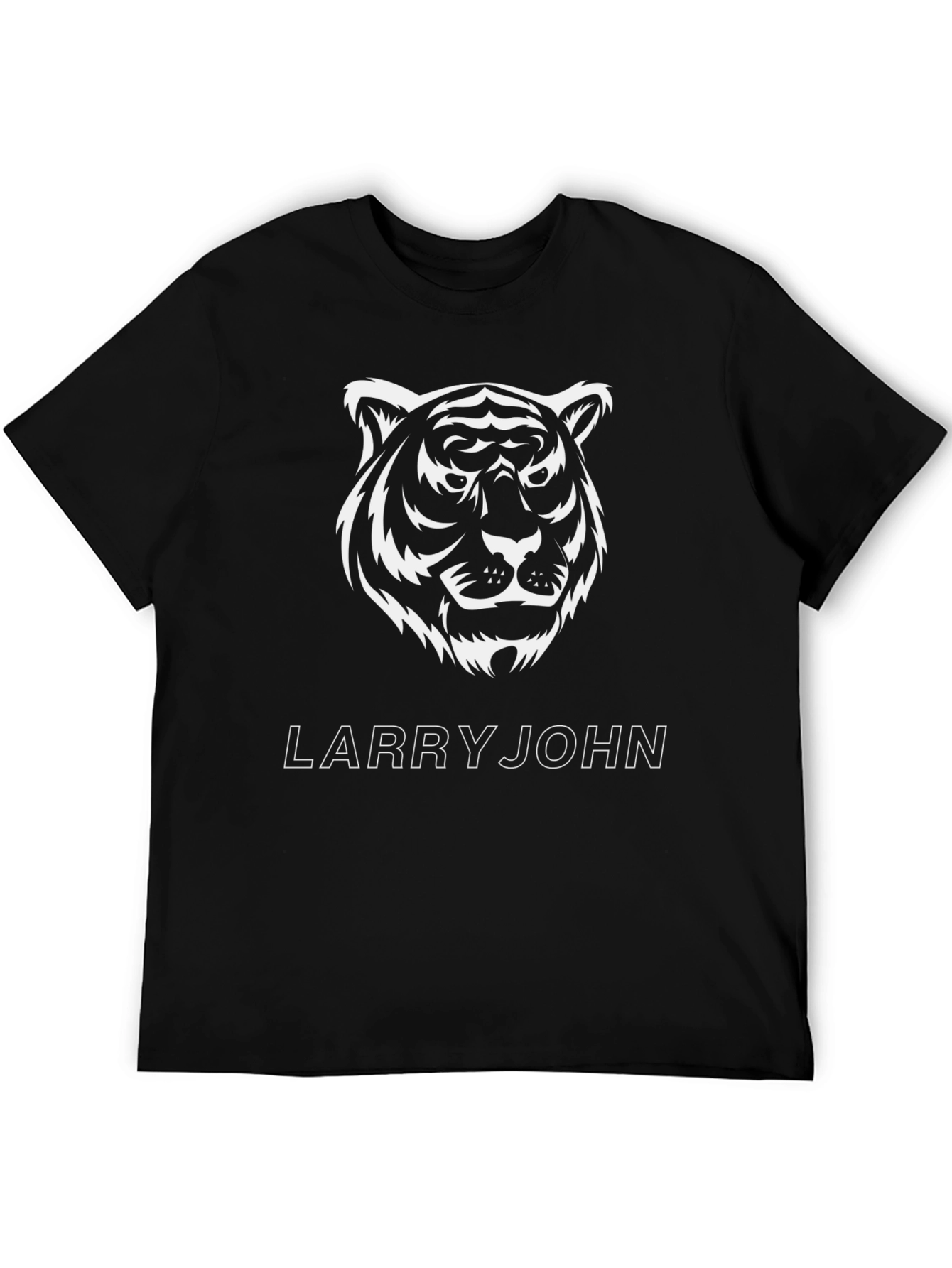 Tiger Graphic T-Shirt - Mens Black Tee