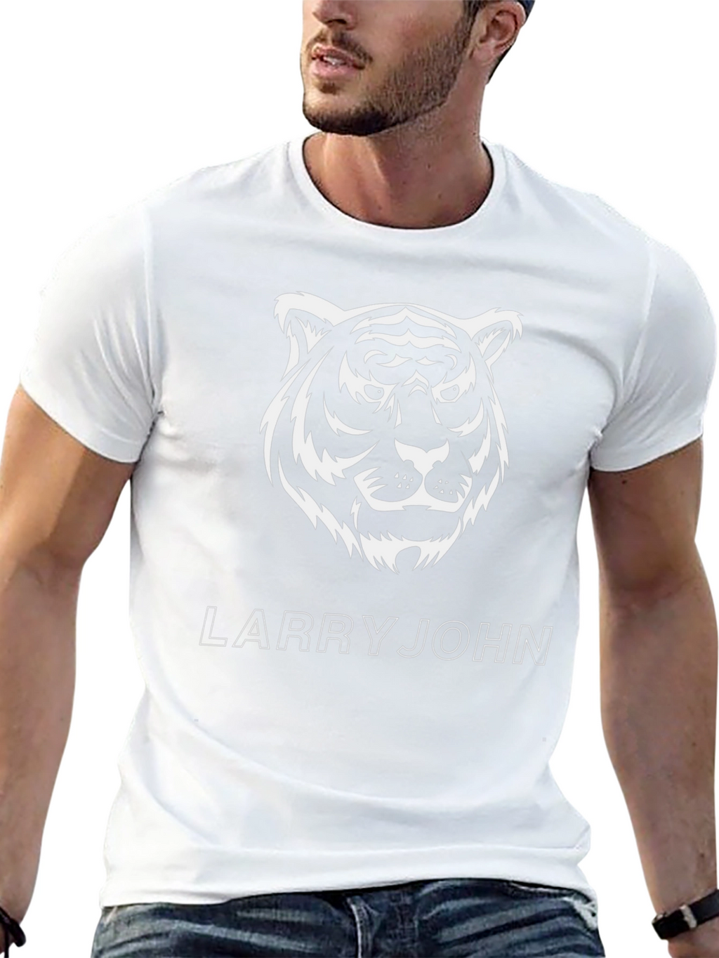 Tiger Graphic T-Shirt - Mens Black Tee