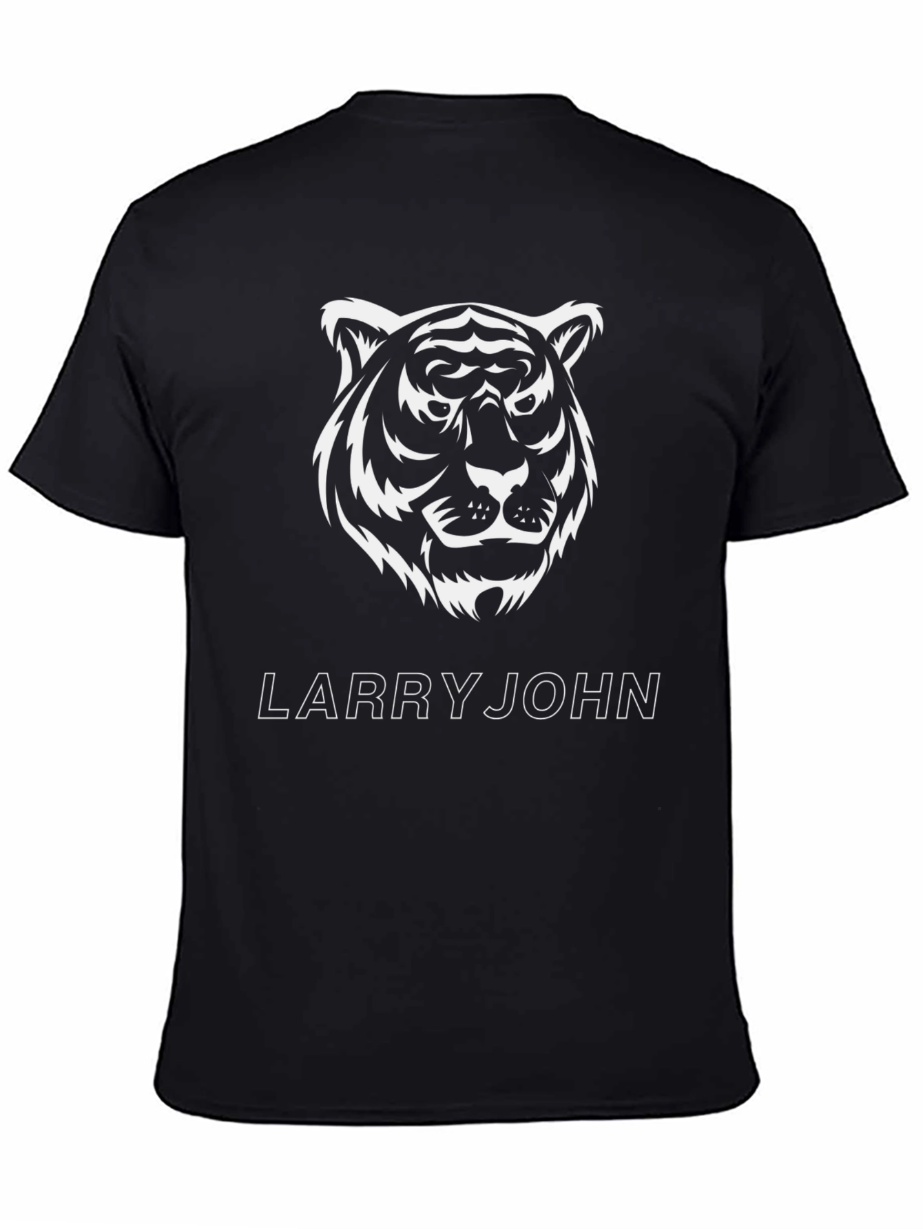 Tiger Graphic T-Shirt - Mens Black Tee