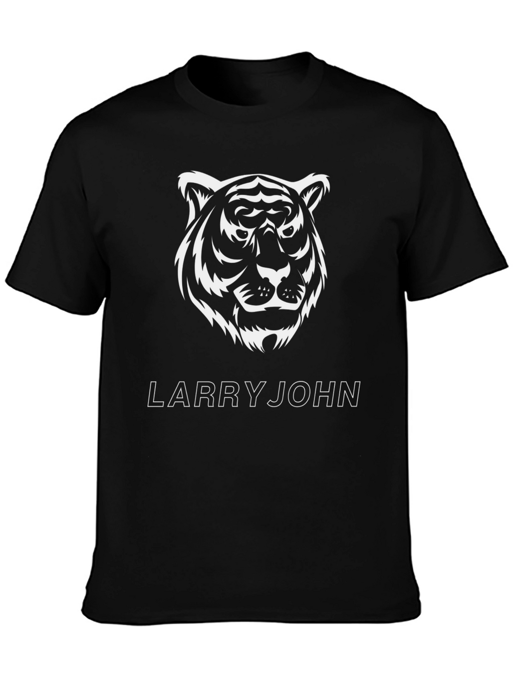 Tiger Graphic T-Shirt - Mens Black Tee