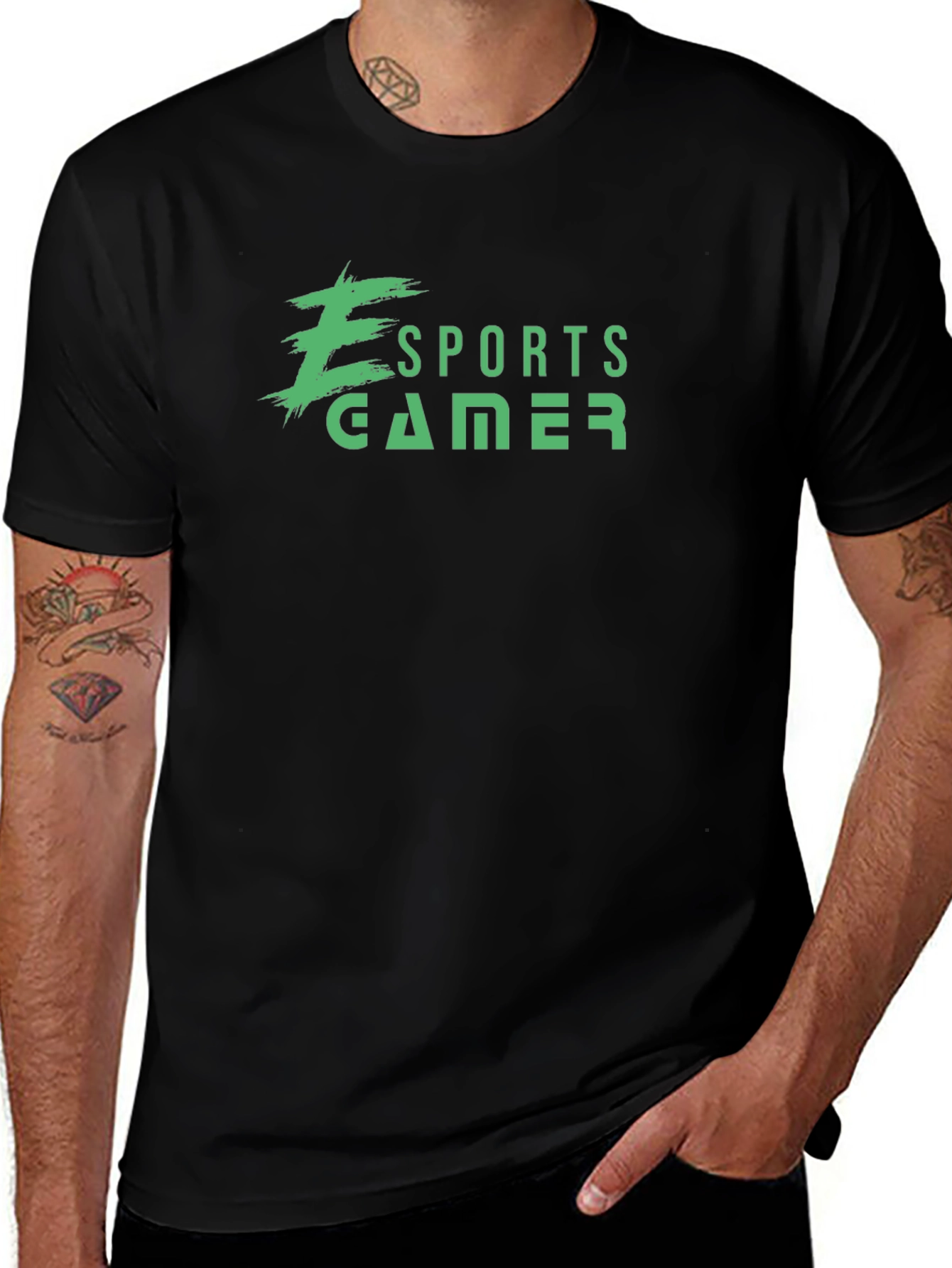 Esports Gamer Black T-Shirt