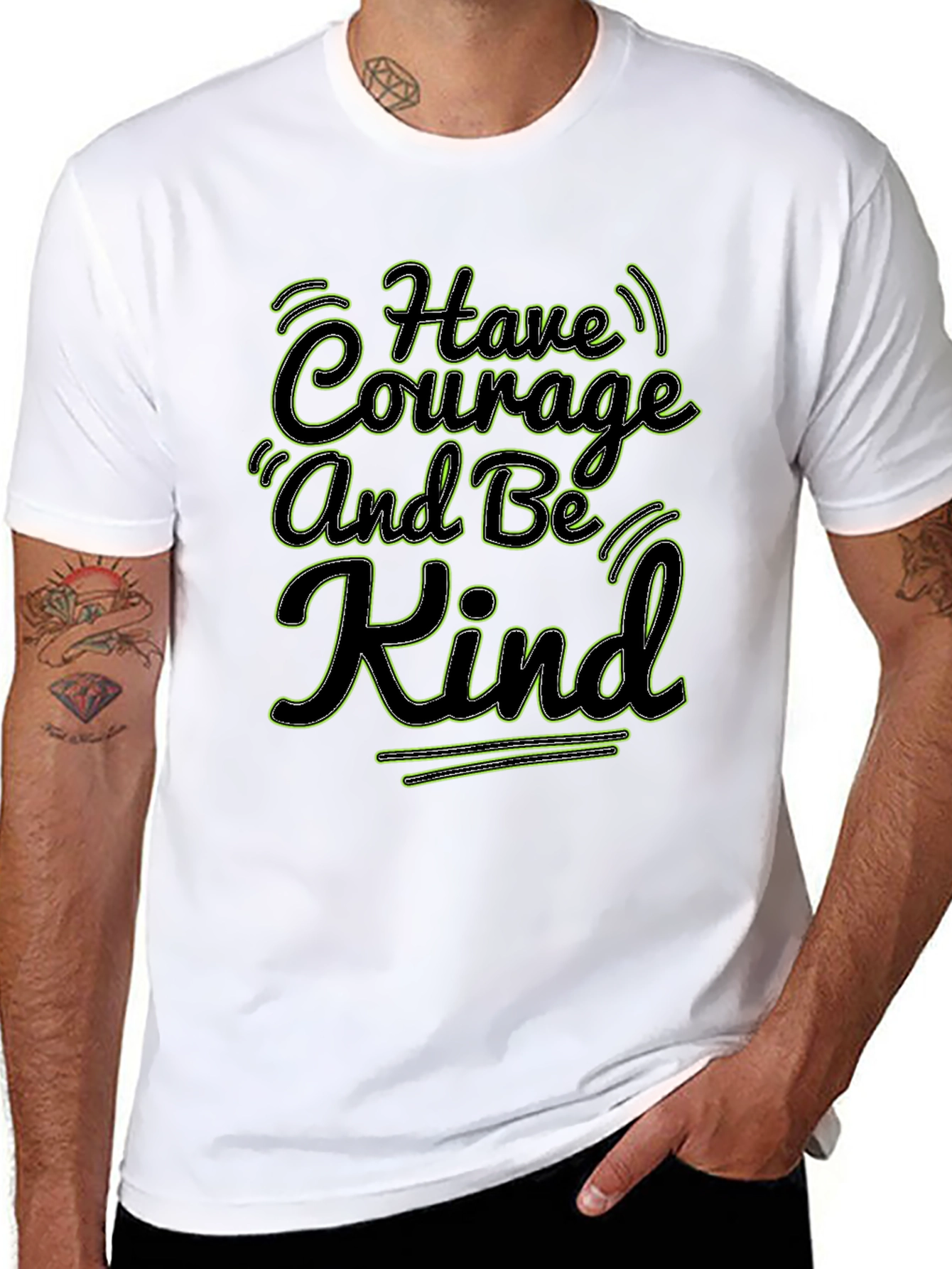 Courage and Kind T-Shirt - Motivational Quote