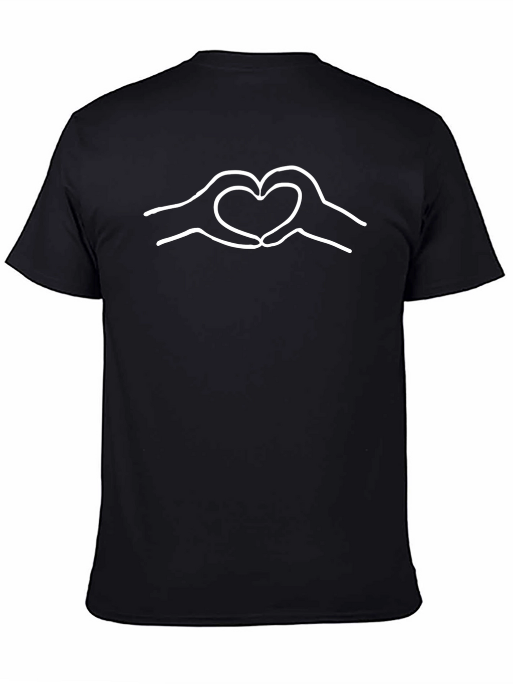 Heart Hands Graphic Tee - Soft Cotton