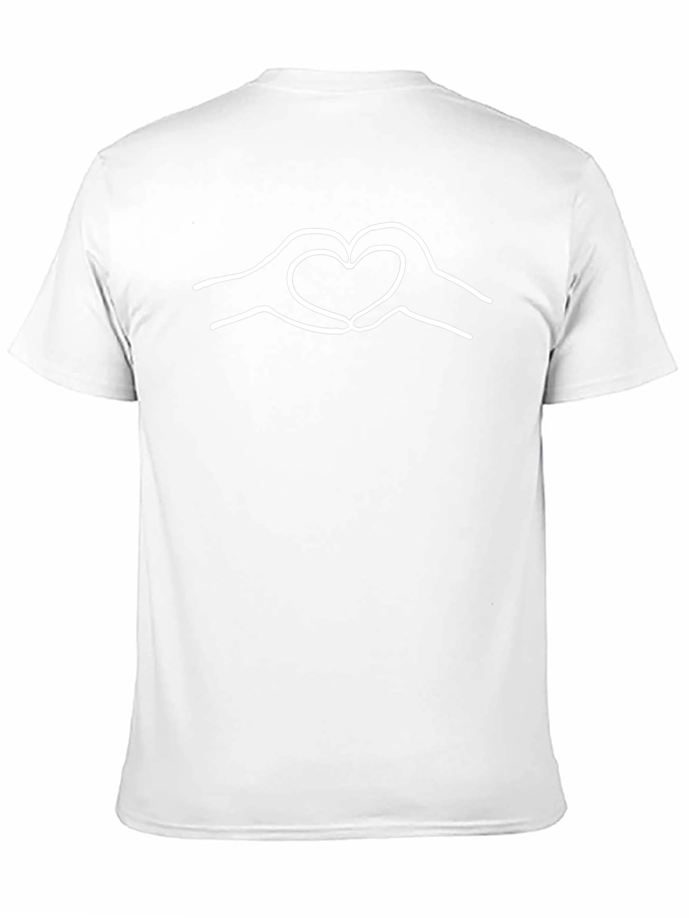 Heart Hands Graphic Tee - Soft Cotton