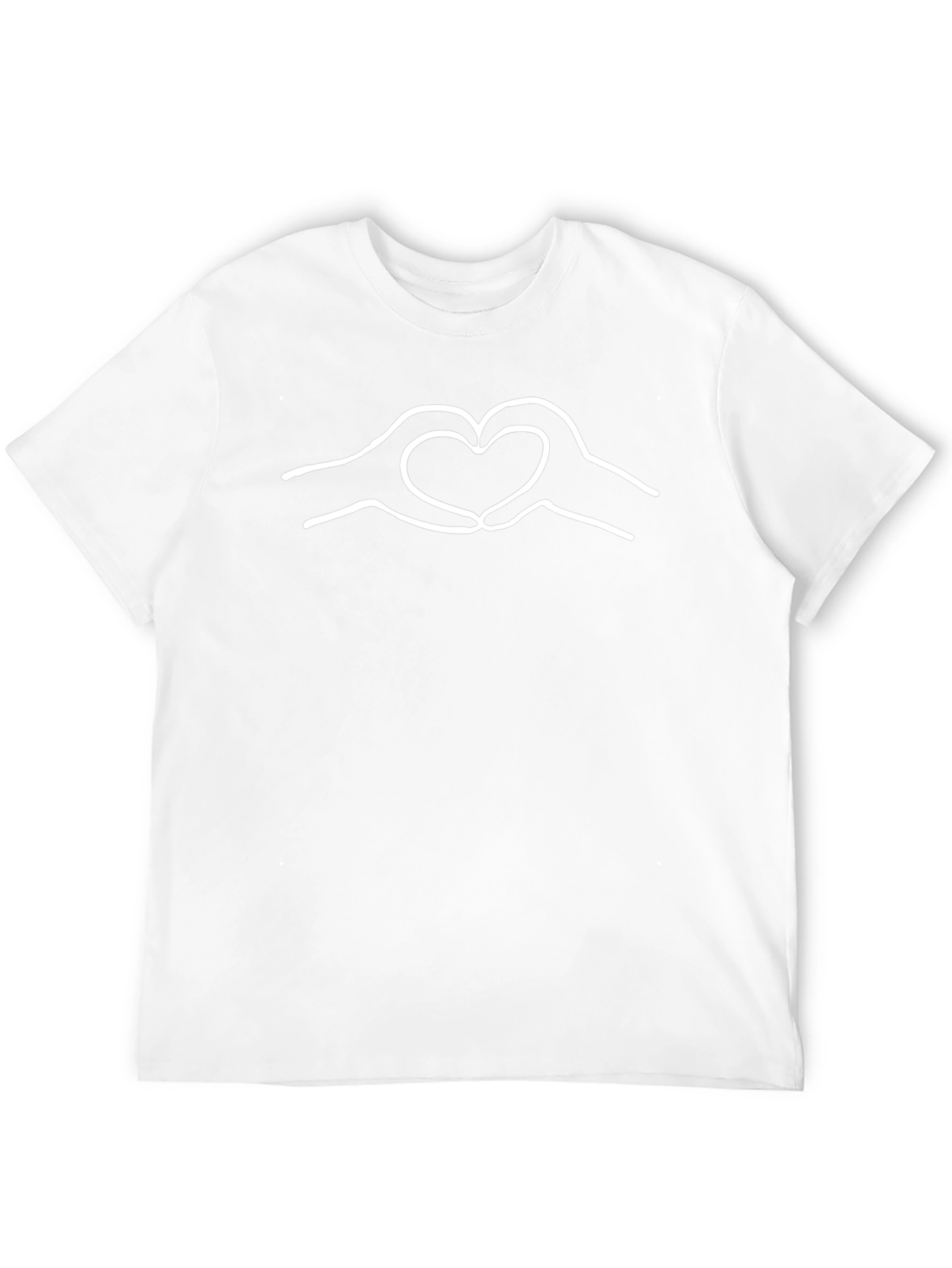 Heart Hands Graphic Tee - Soft Cotton