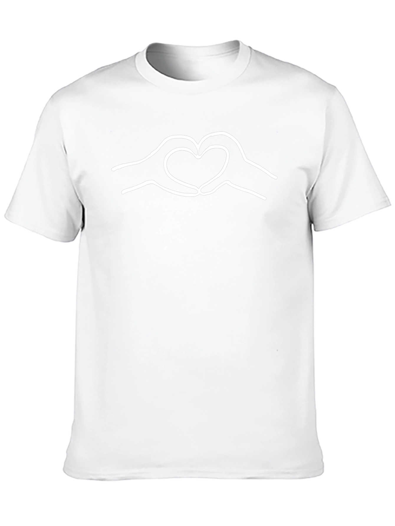 Heart Hands Graphic Tee - Soft Cotton