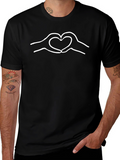 Heart Hands Graphic Tee - Soft Cotton