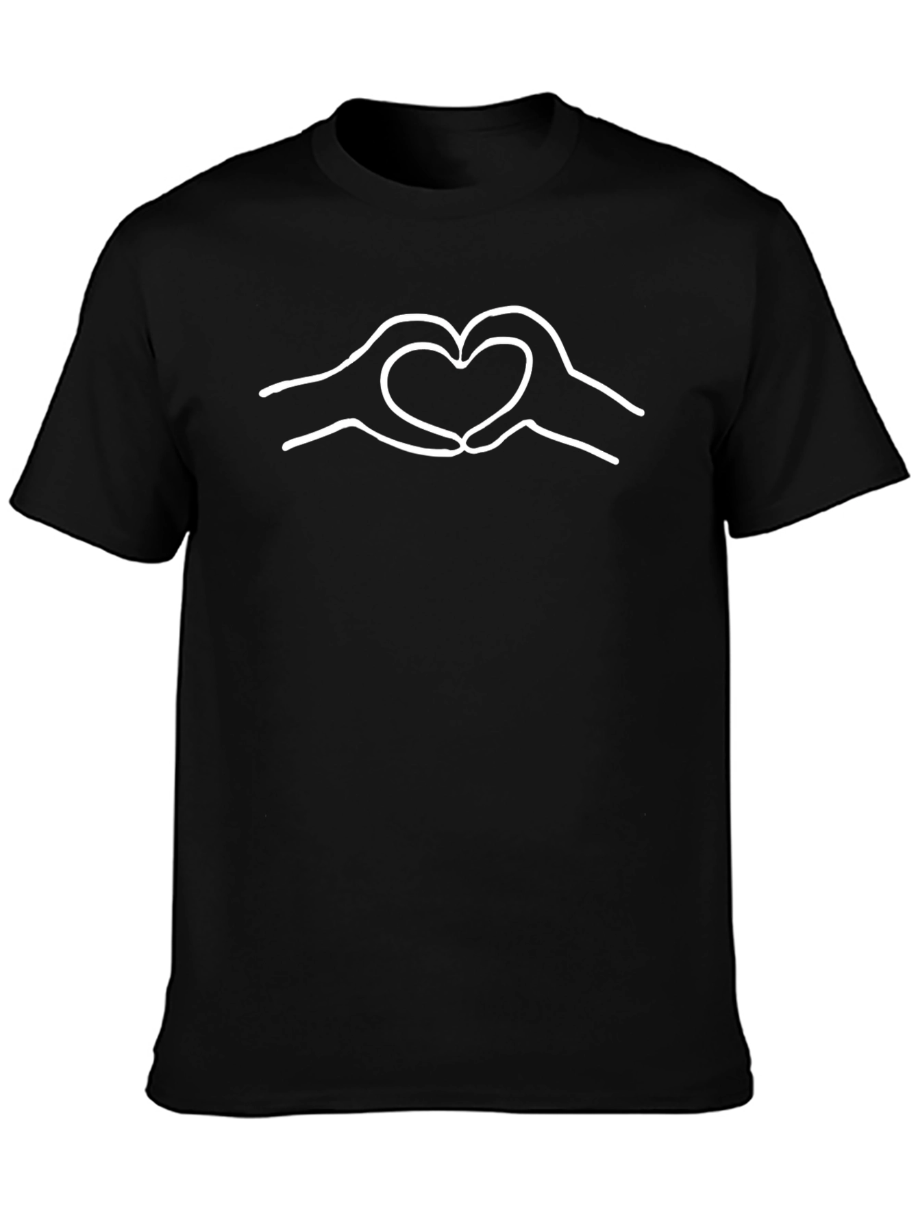 Heart Hands Graphic Tee - Soft Cotton