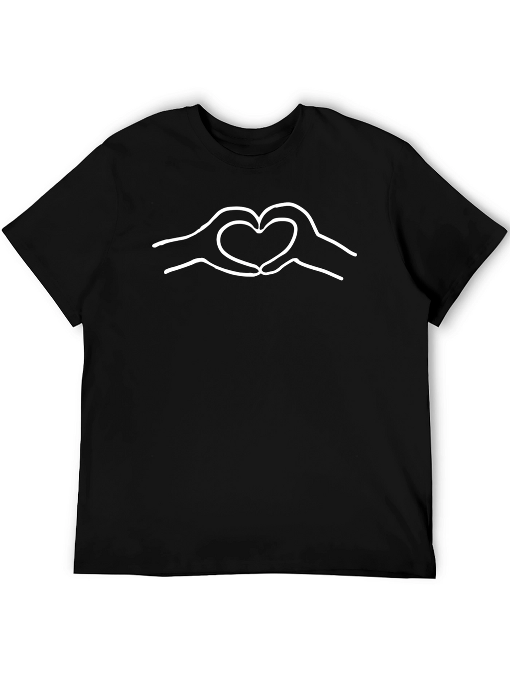 Heart Hands Graphic Tee - Soft Cotton