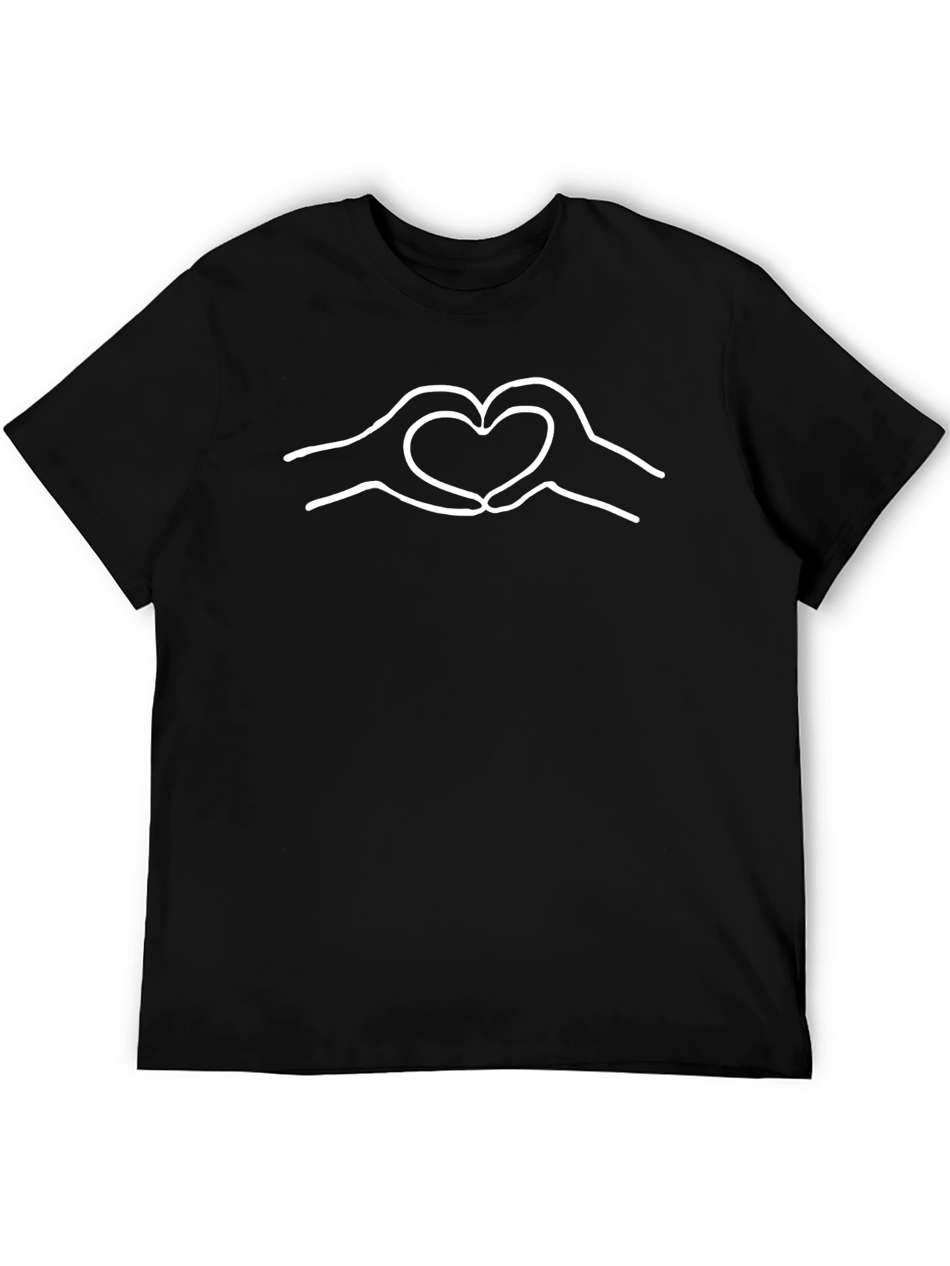 Heart Hands Graphic Tee - Soft Cotton