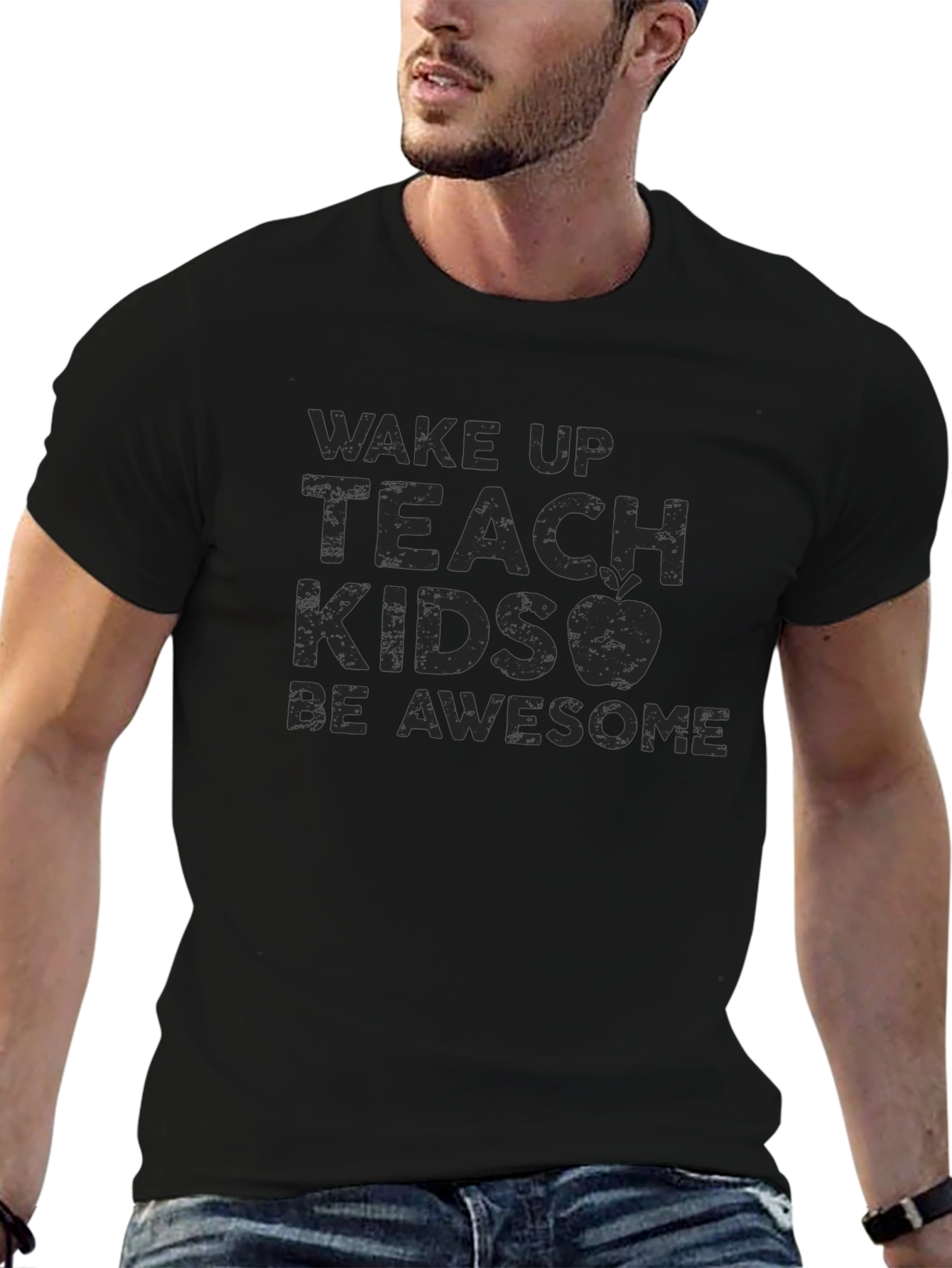 Wake Up Teach Kids Be Awesome T-Shirt