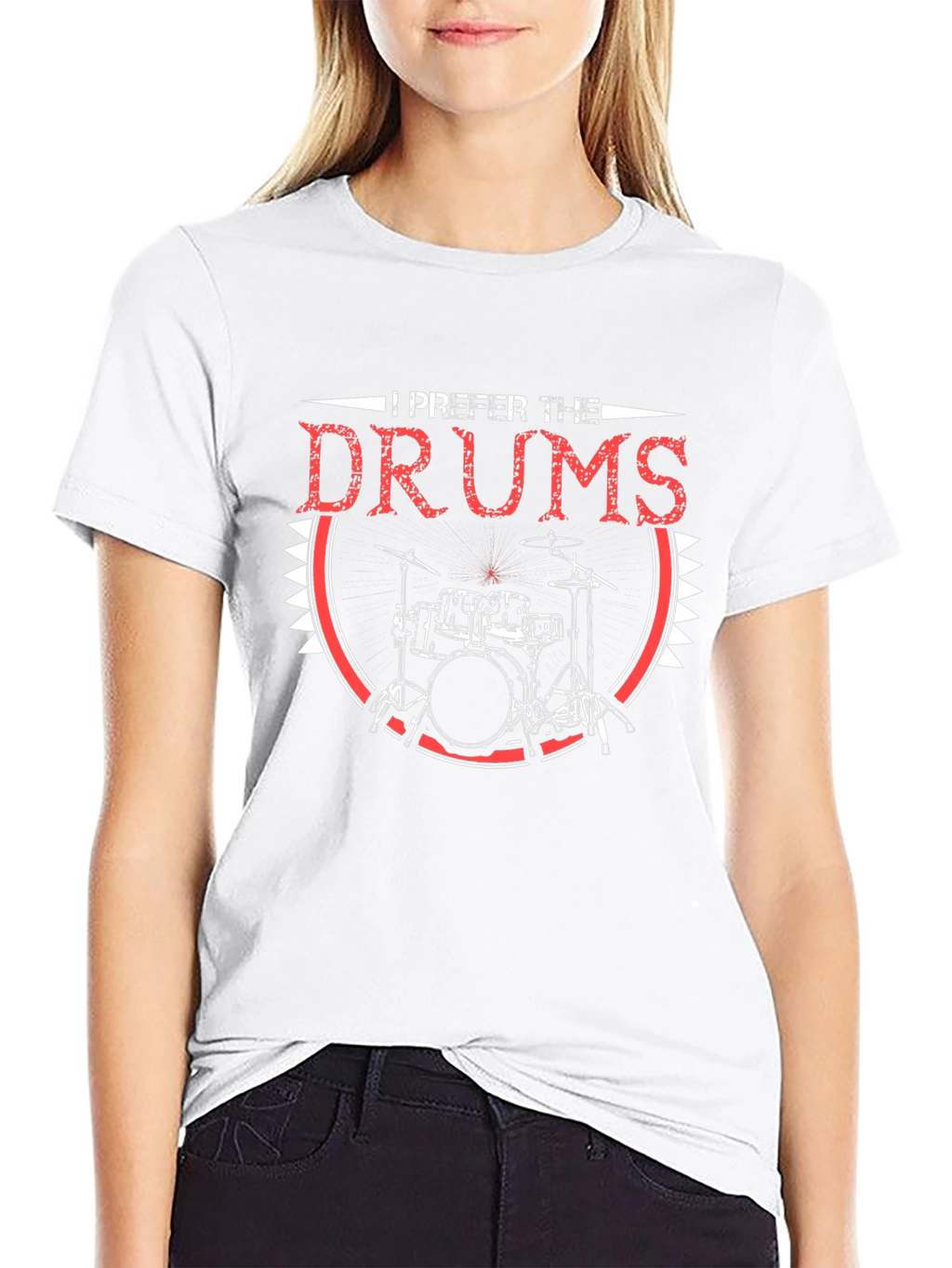 I Prefer the Drums T-Shirt - Musician Apparel