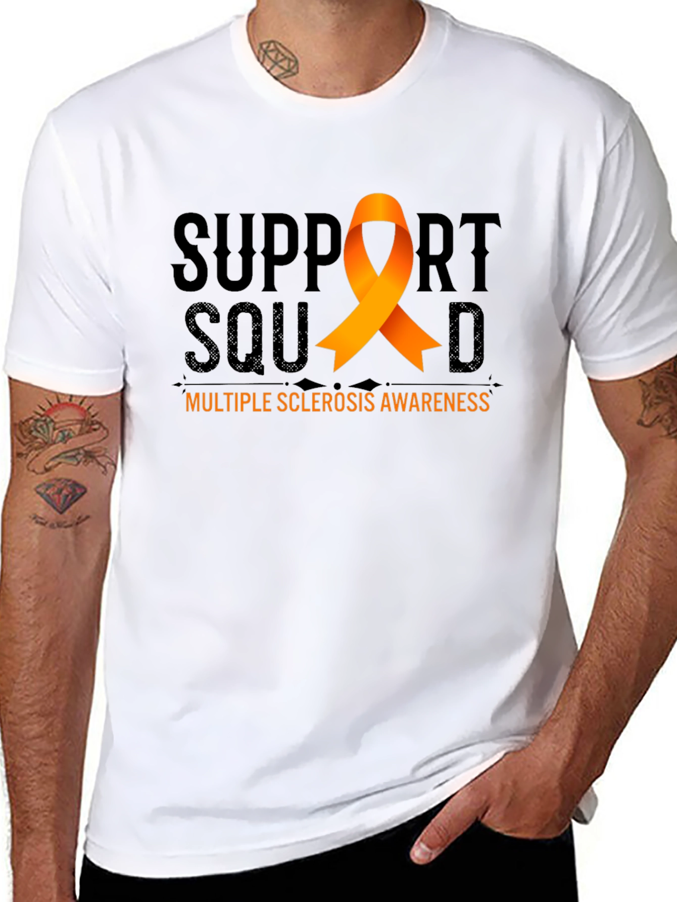 Multiple Sclerosis Awareness Support Squad T-Shirt