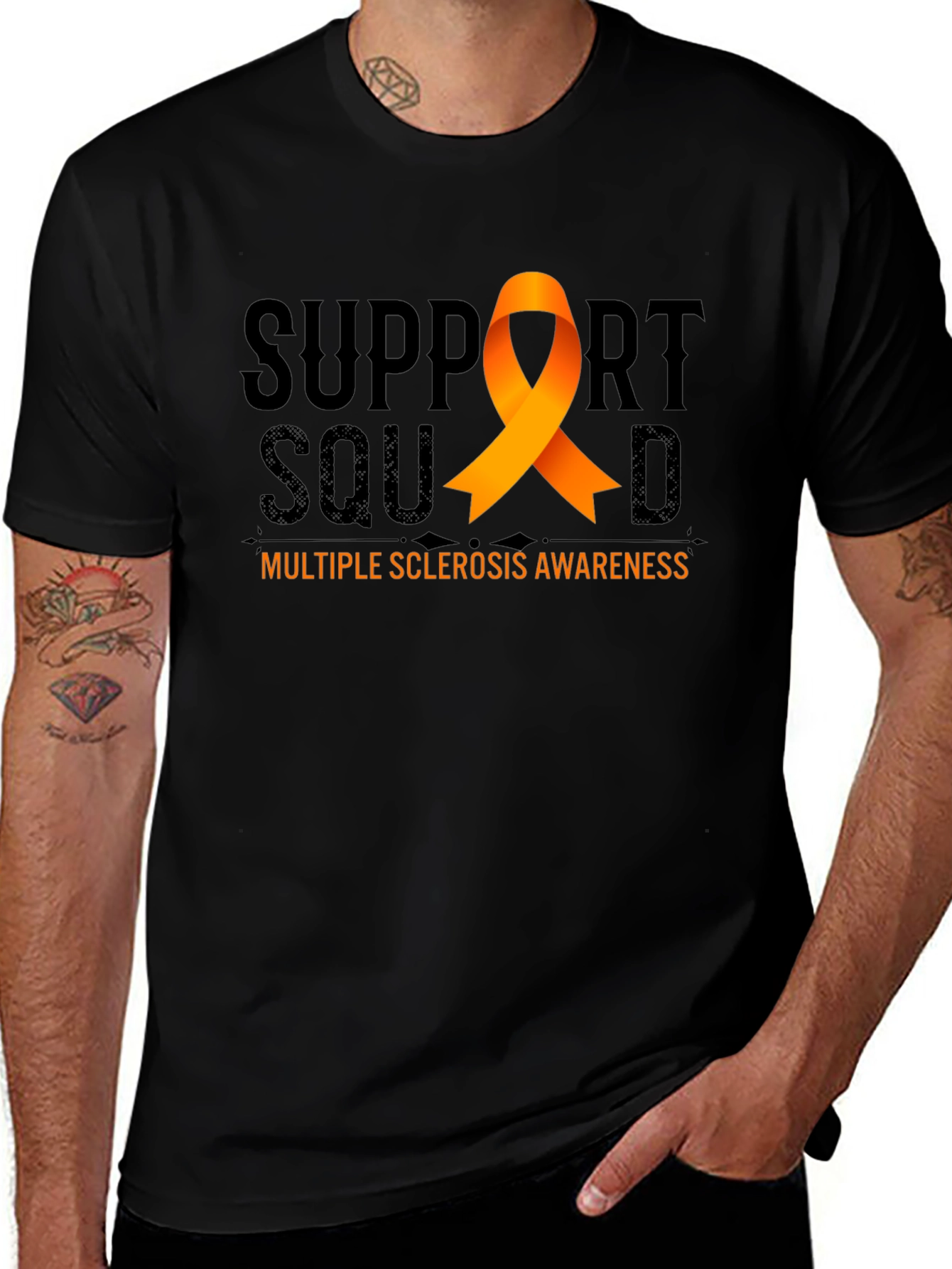 Multiple Sclerosis Awareness Support Squad T-Shirt