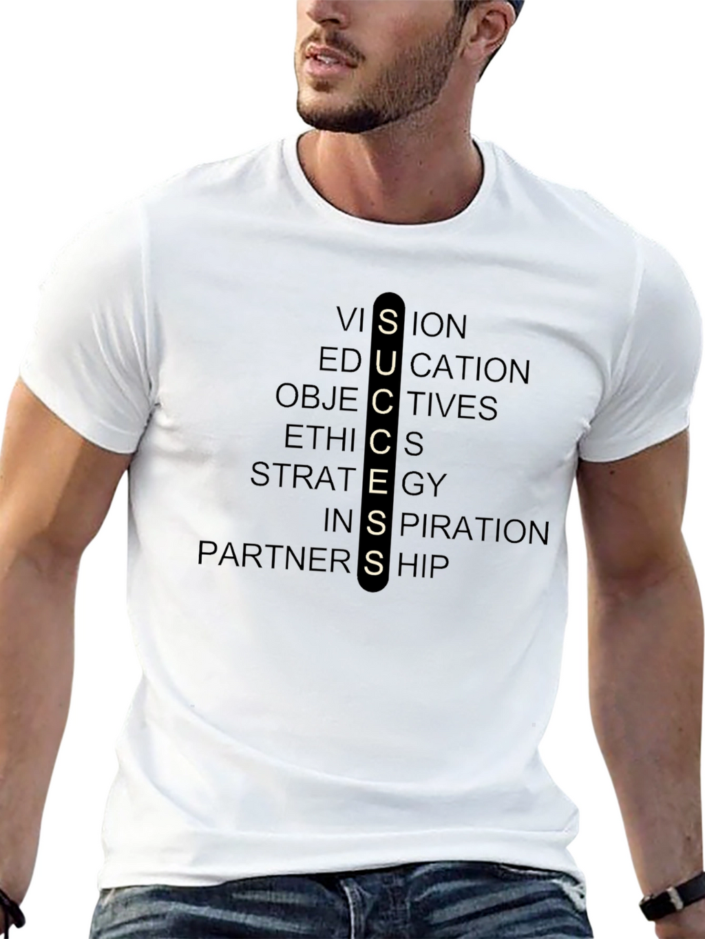Success Crossword Graphic T-Shirt