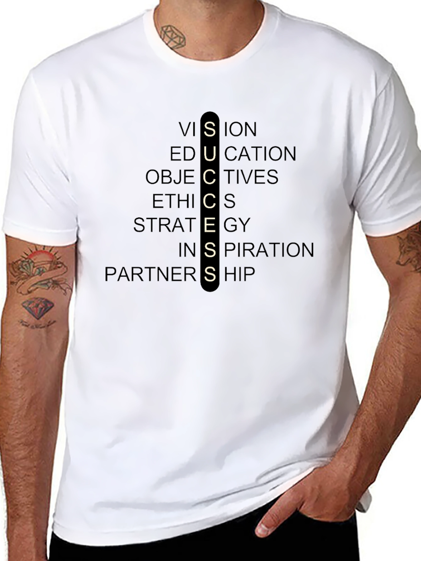 Success Crossword Graphic T-Shirt