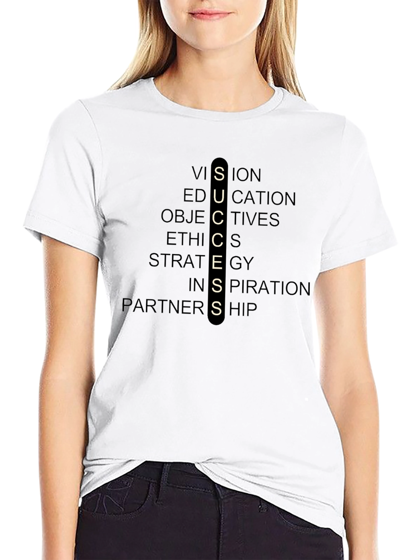 Success Crossword Graphic T-Shirt