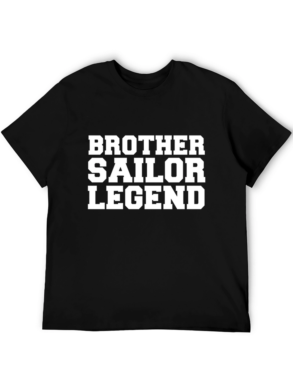 Brother Sailor Legend Black Graphic T-Shirt