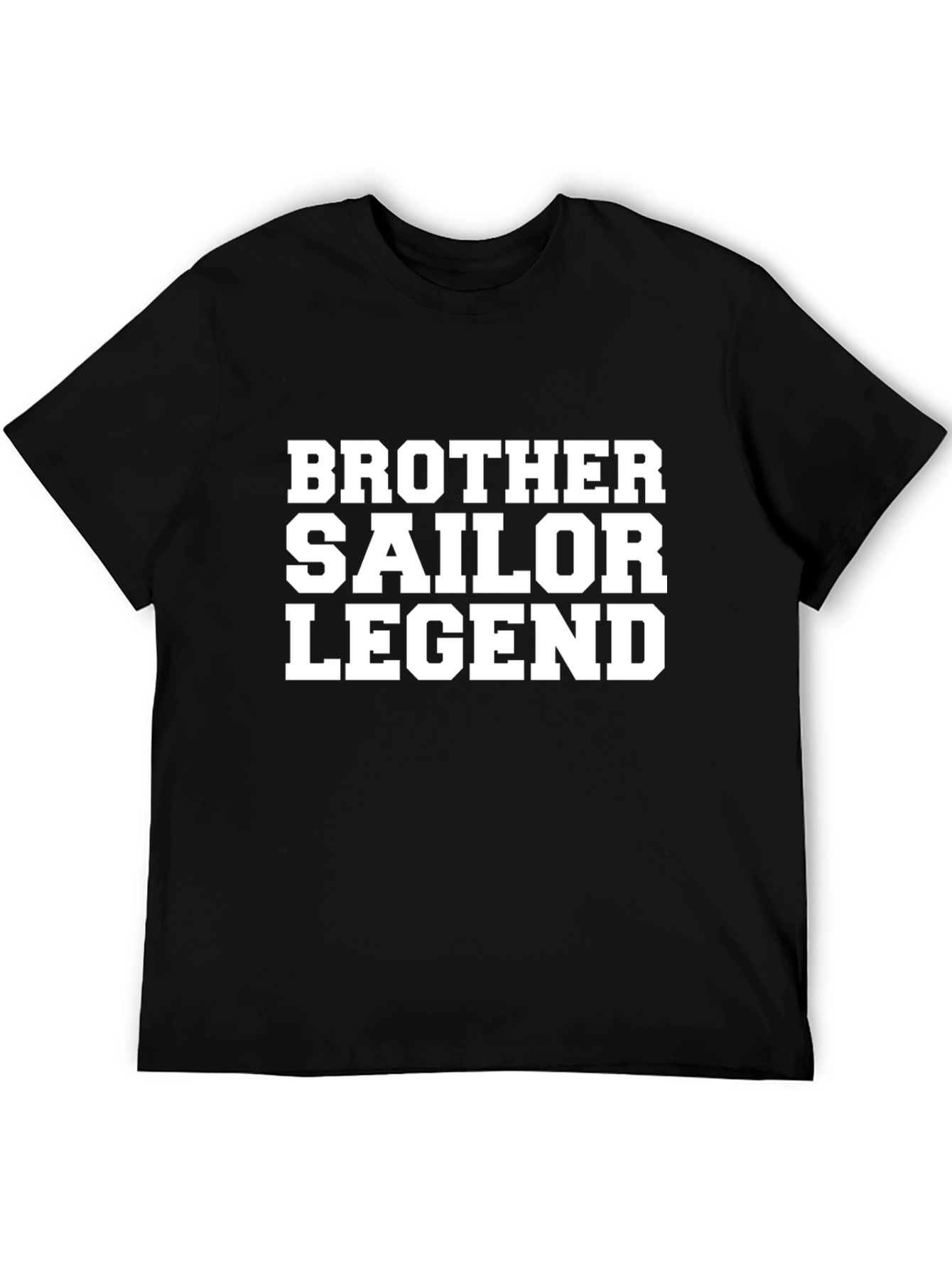 Brother Sailor Legend Black Graphic T-Shirt