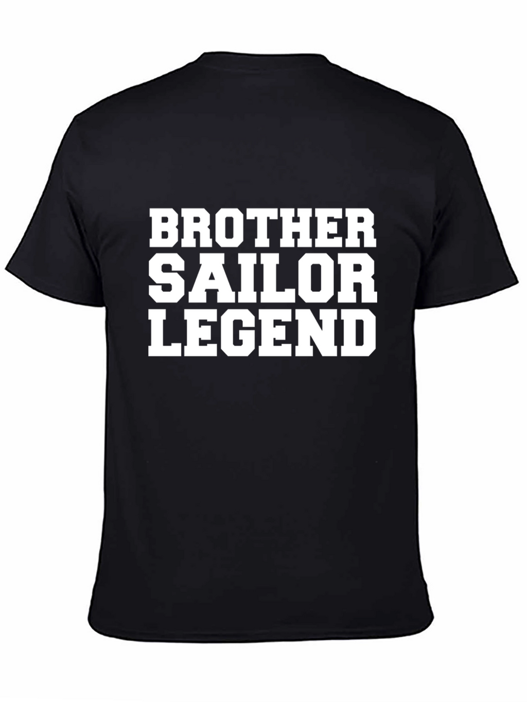 Brother Sailor Legend Black Graphic T-Shirt