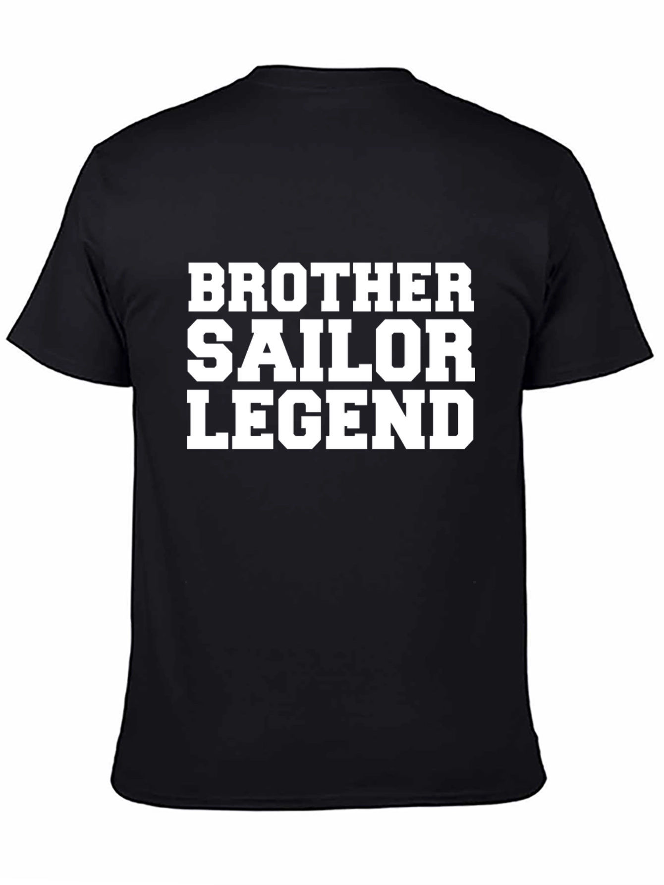 Brother Sailor Legend Black Graphic T-Shirt