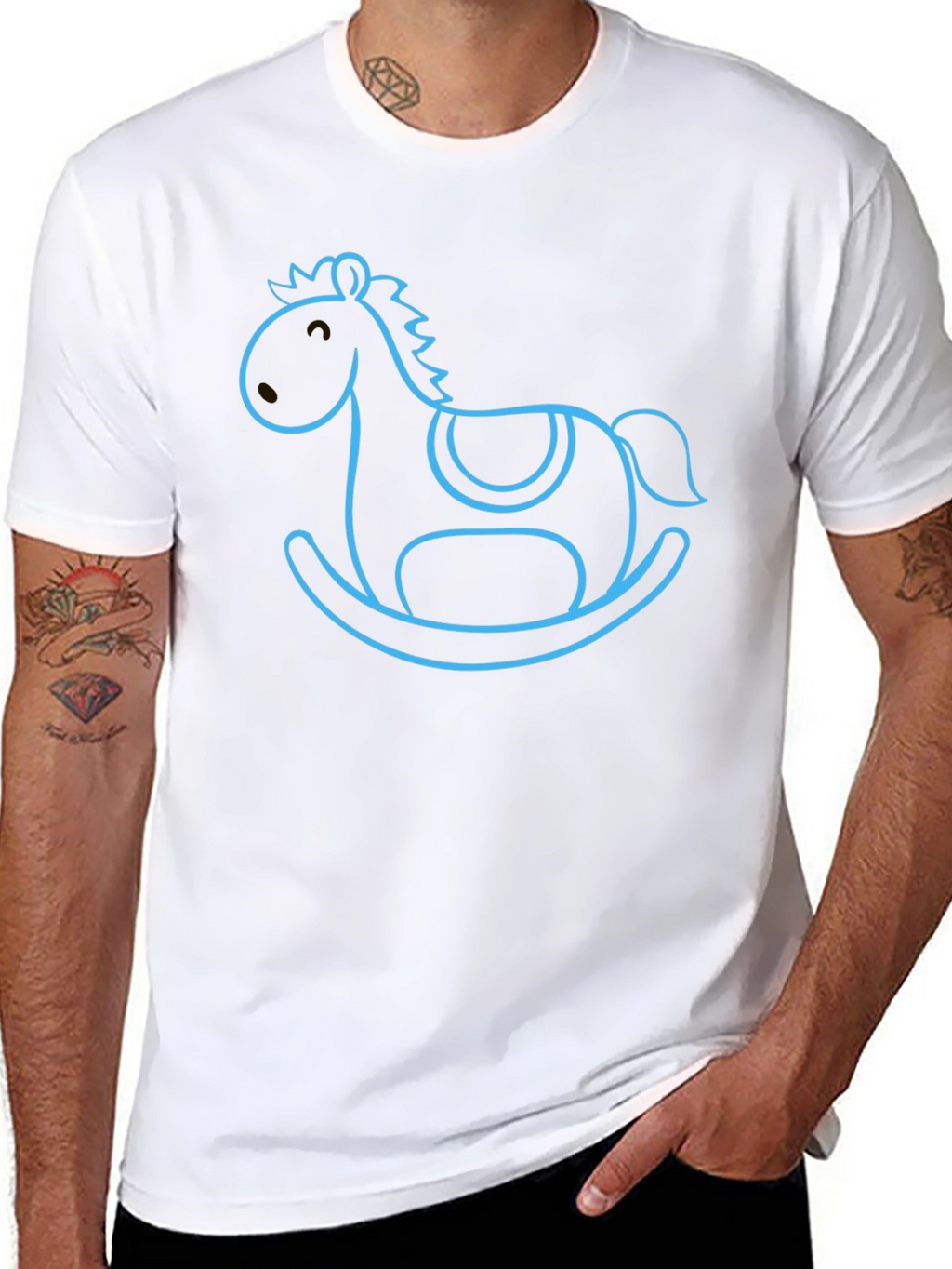 Rocking Horse Graphic Tee - Classic Comfort