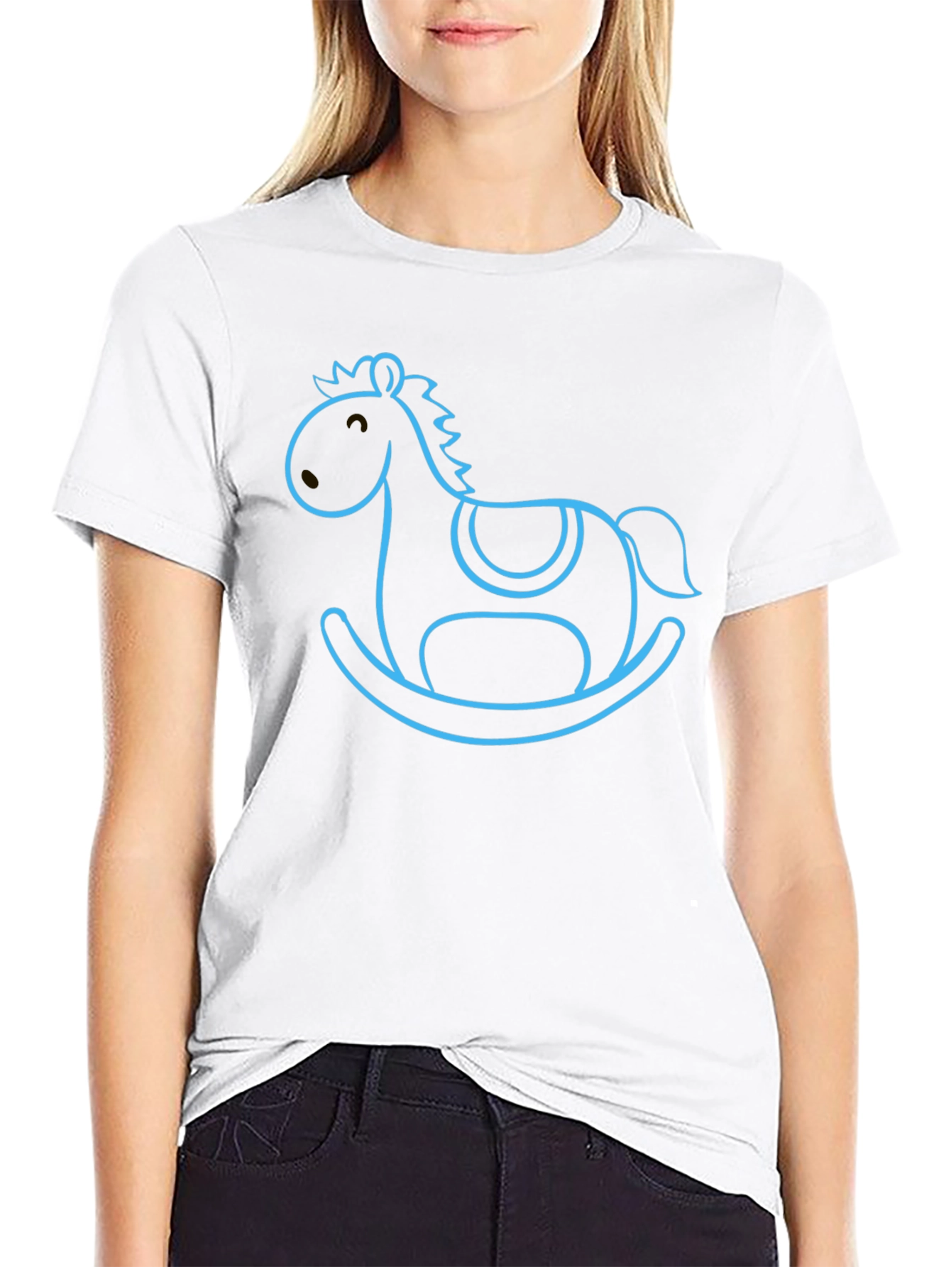 Rocking Horse Graphic Tee - Classic Comfort
